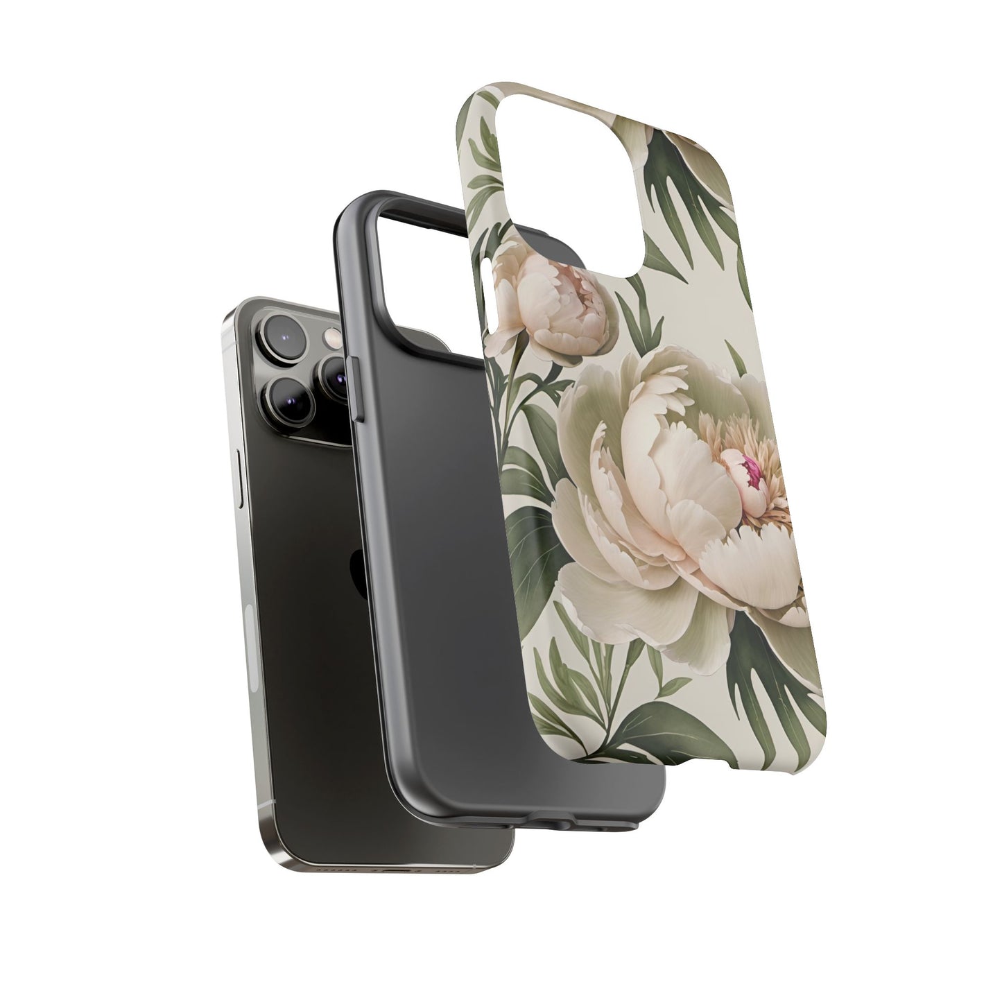 Watercolor Large Peonies Tough Cases