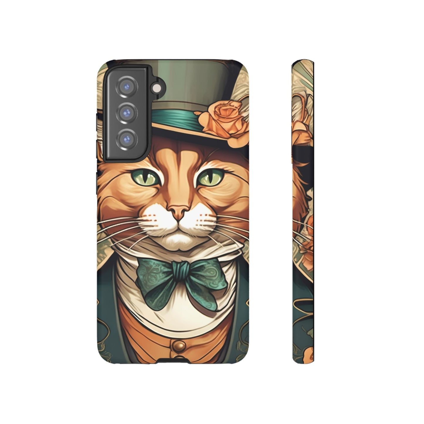 Alphonse Mucha Tough Phone Cases (A gentleman cat)
