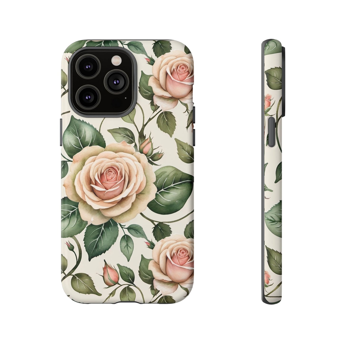 Watercolor Large Roses Tough Cases 2