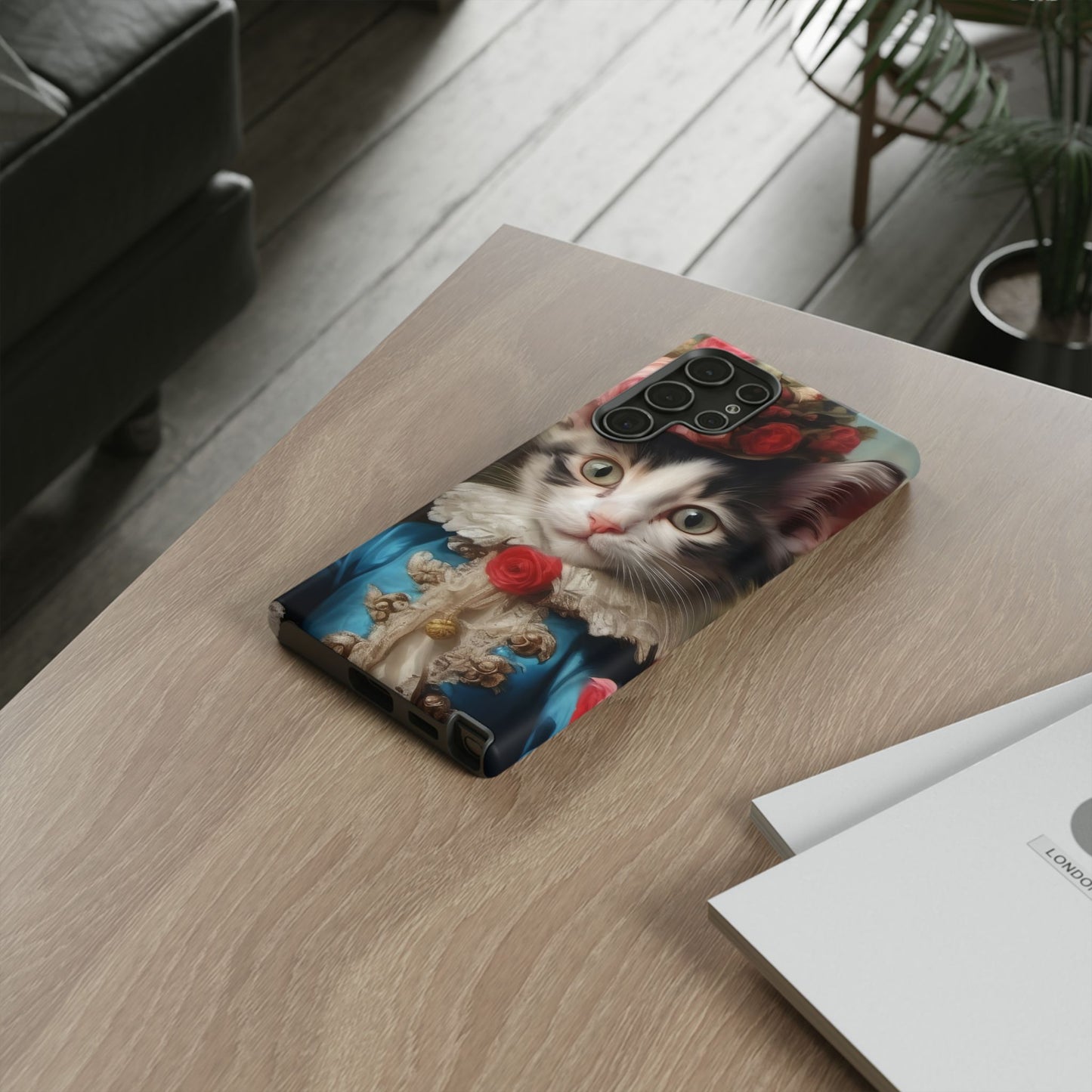 Rococo Cat Tough Phone Cases (A Kitten)