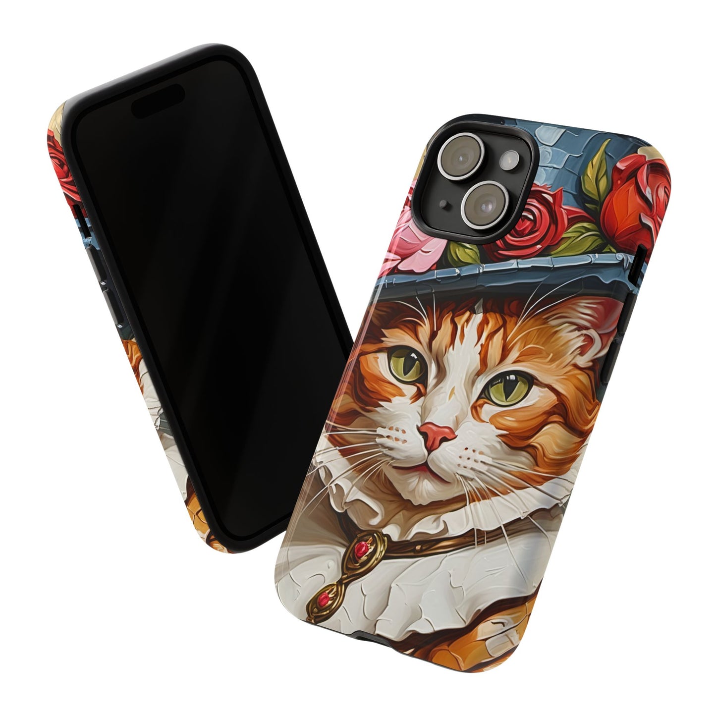Oil Painting Cat Tough Phone Cases (A Gentleman)