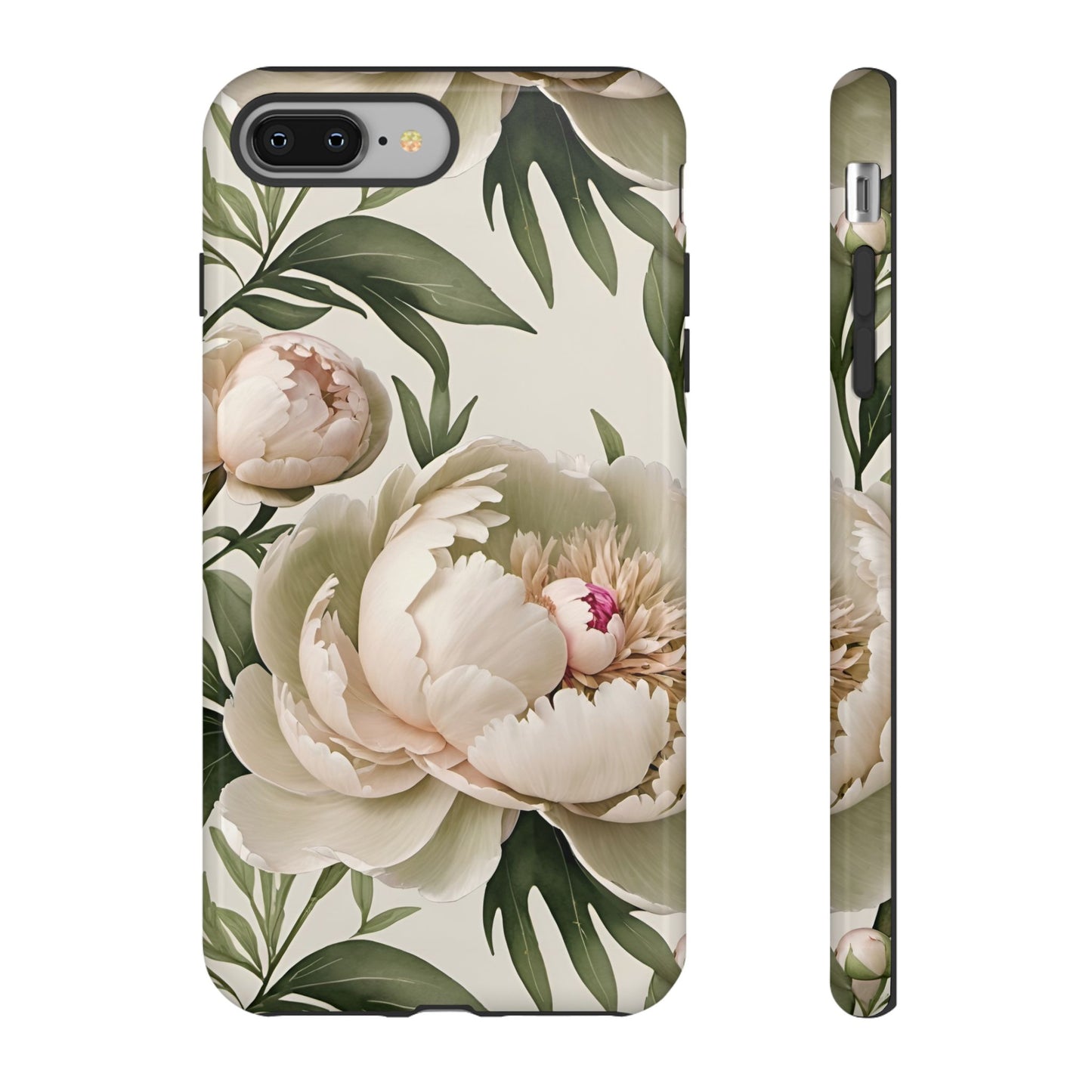 Watercolor Large Peonies Tough Cases
