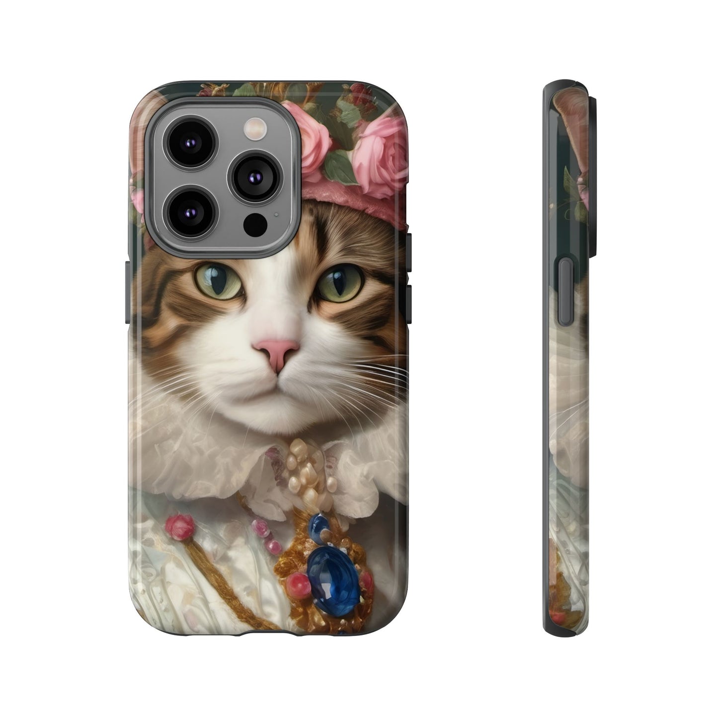 Rococo Cat Tough Phone Cases (A Queen)