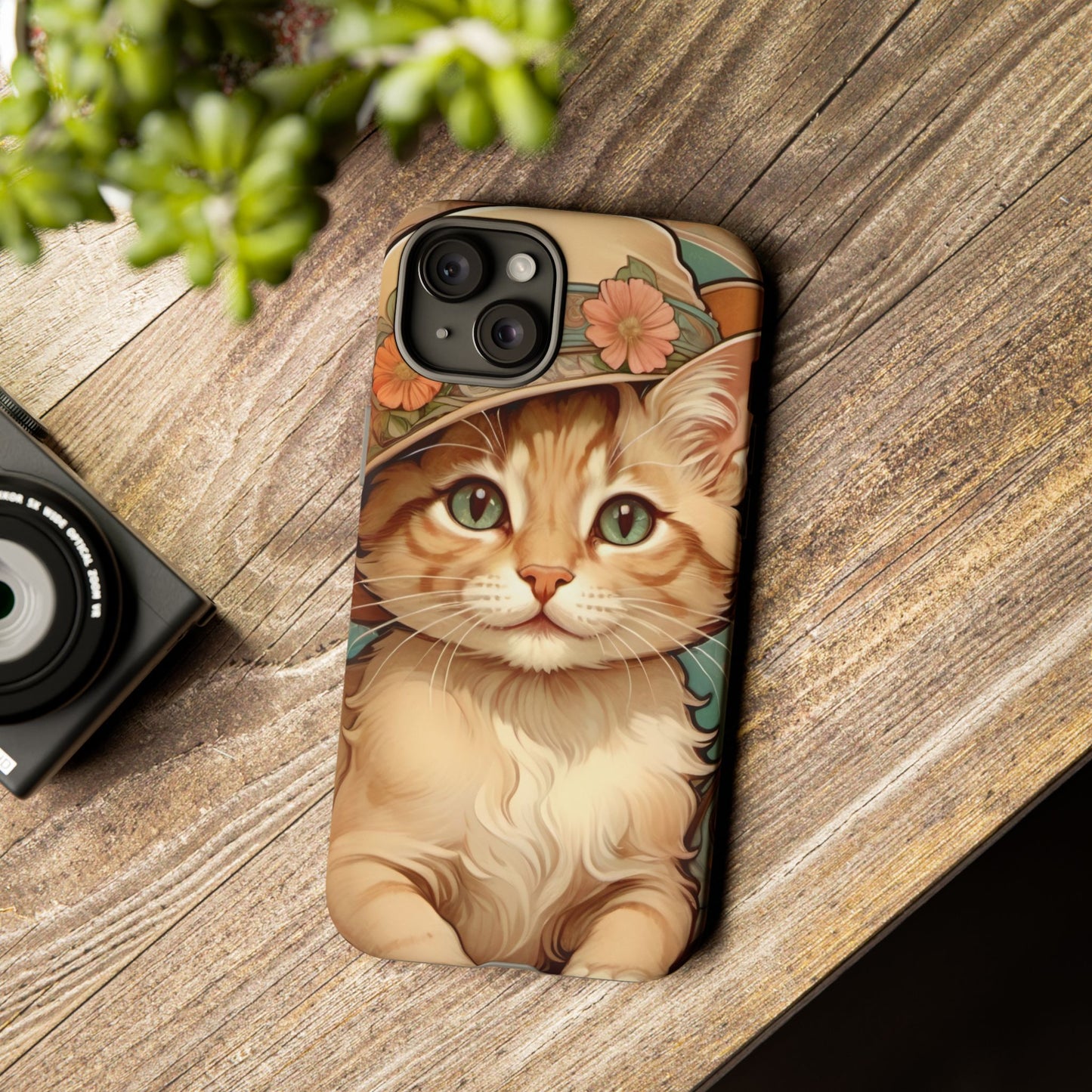 Alphonse Mucha Tough Phone Cases (A kitten)