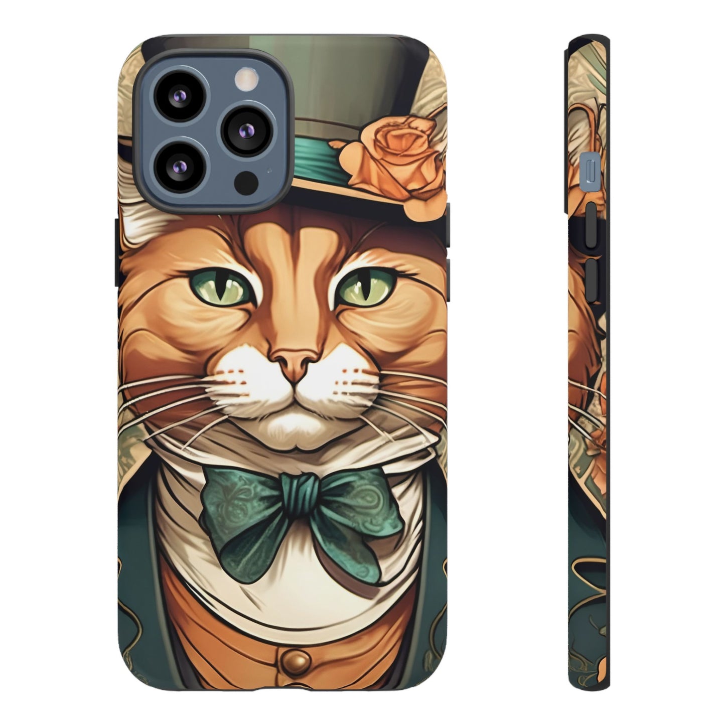 Alphonse Mucha Tough Phone Cases (A gentleman cat)
