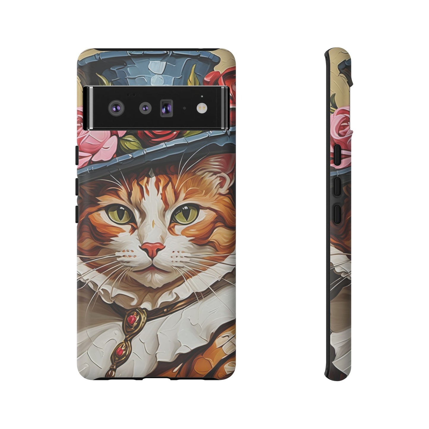 Oil Painting Cat Tough Phone Cases (A Gentleman)