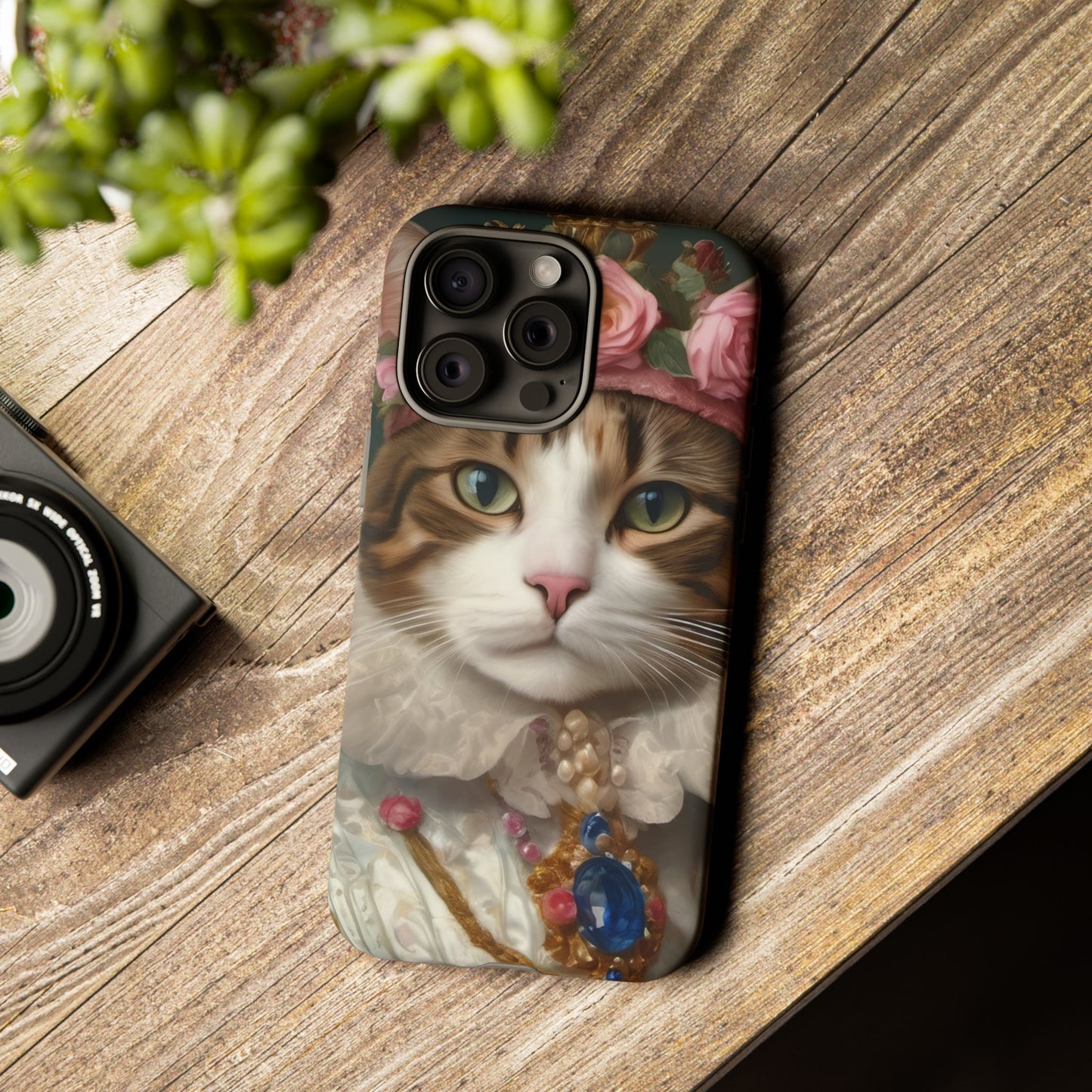 Rococo Cat Tough Phone Cases (A Queen)