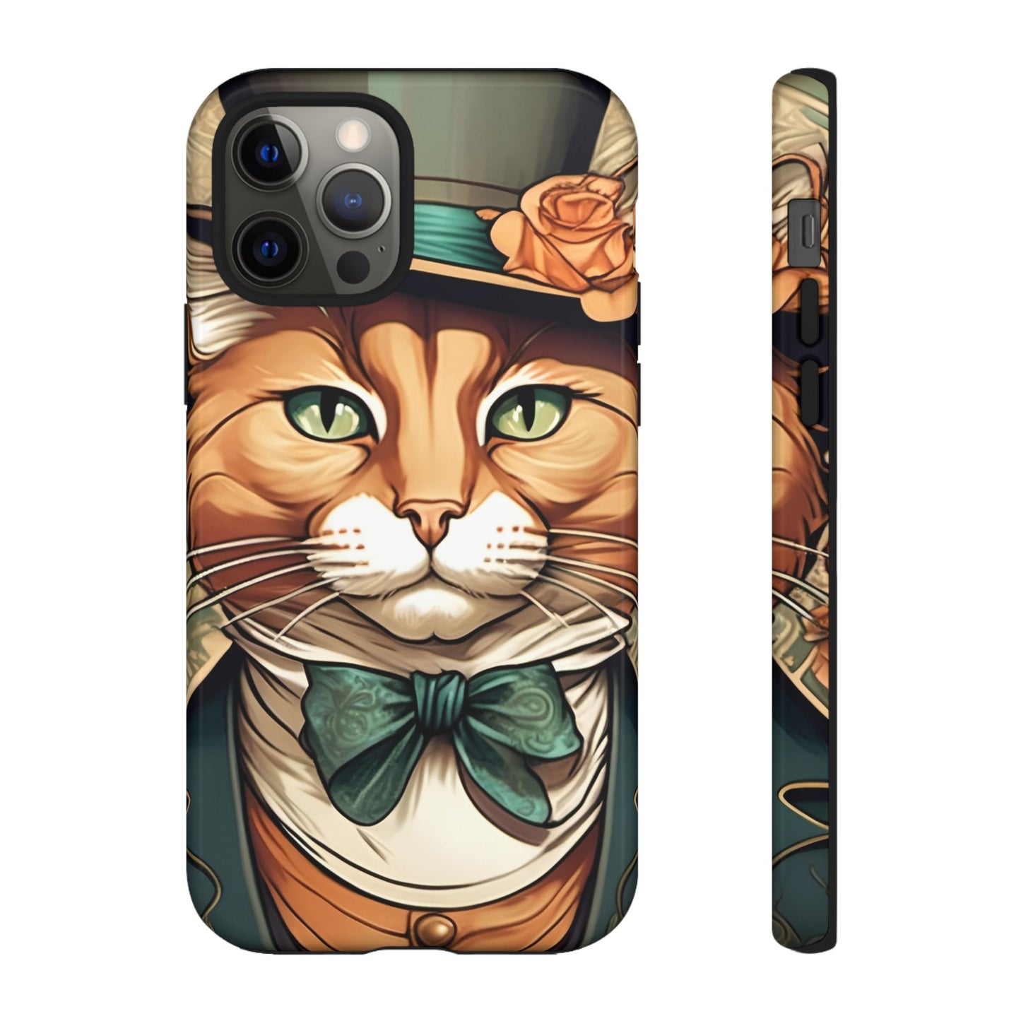 Alphonse Mucha Tough Phone Cases (A gentleman cat)