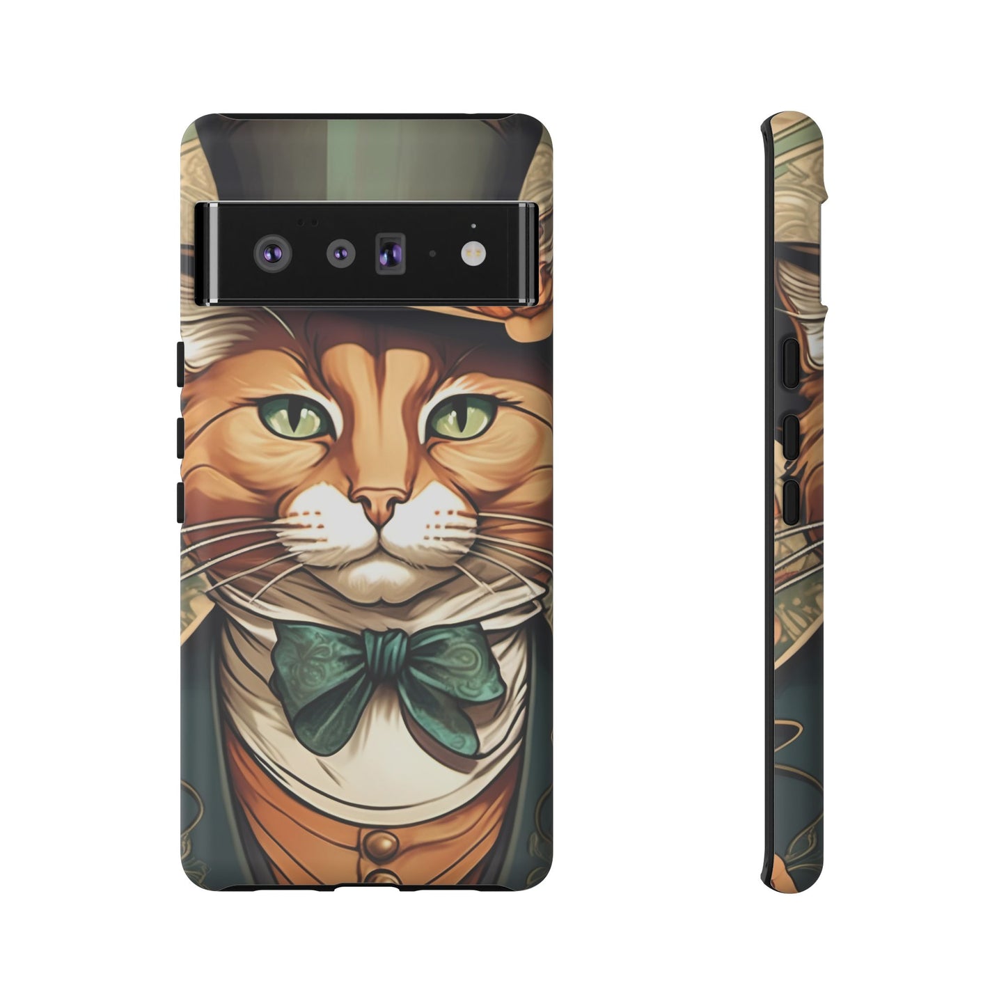 Alphonse Mucha Tough Phone Cases (A gentleman cat)