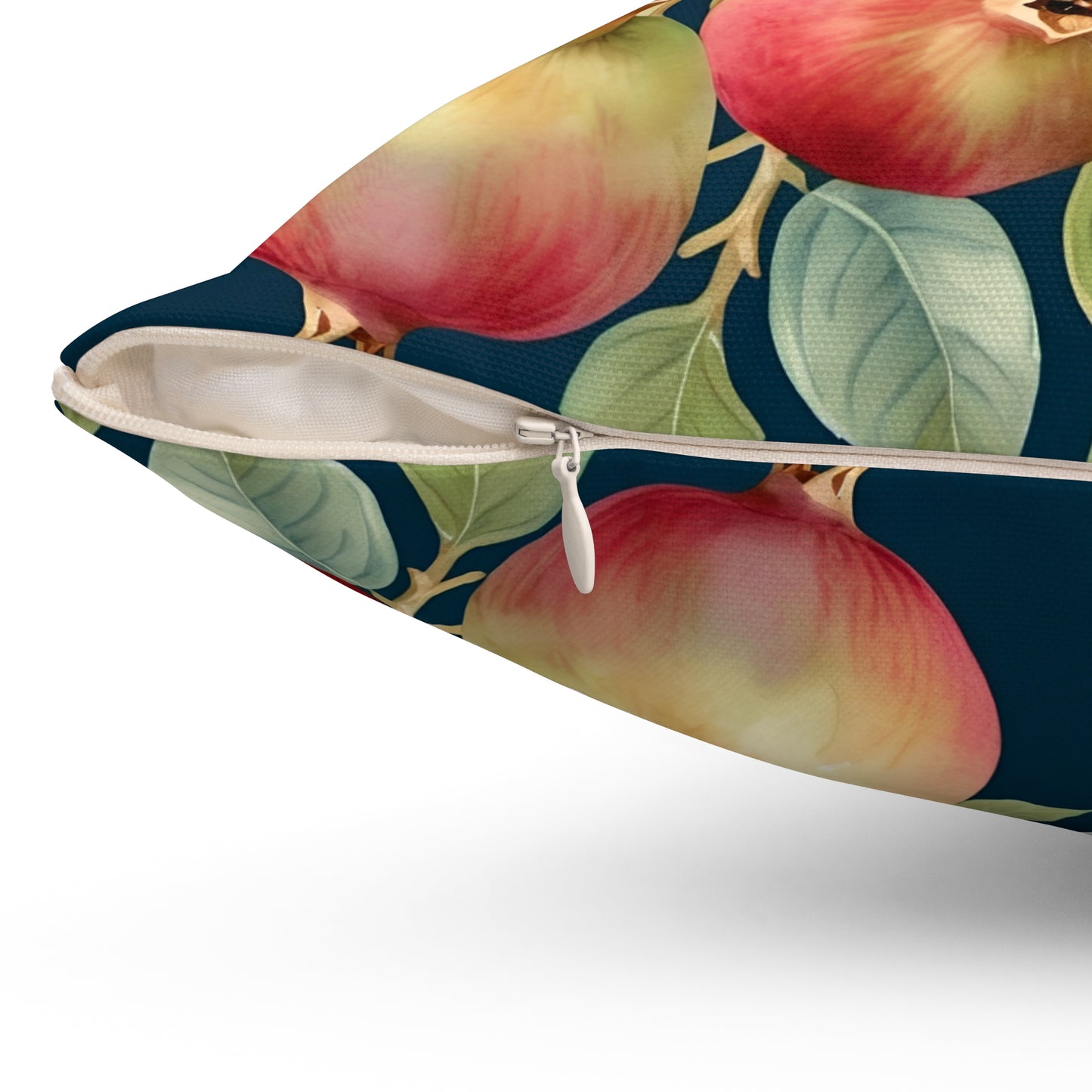 Rococo Pomegranates Square Pillow 2