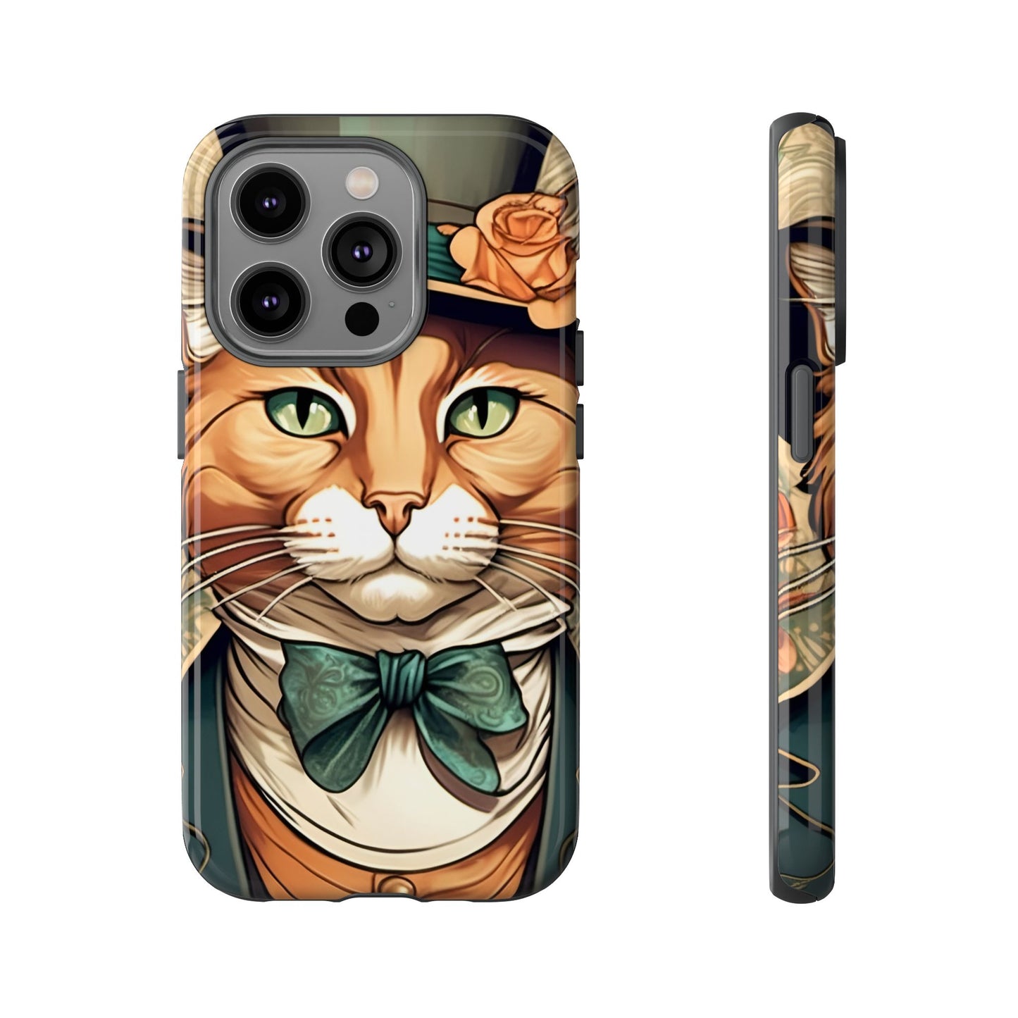 Alphonse Mucha Tough Phone Cases (A gentleman cat)