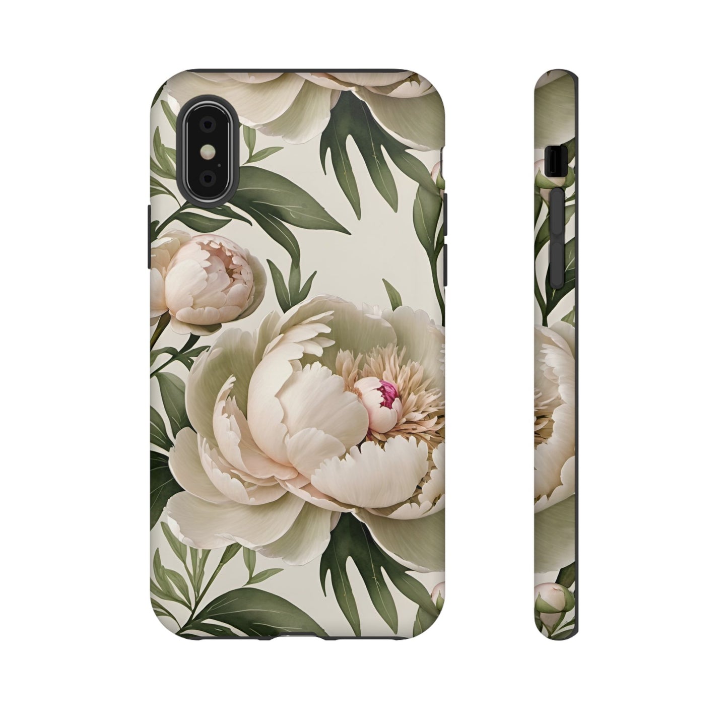 Watercolor Large Peonies Tough Cases