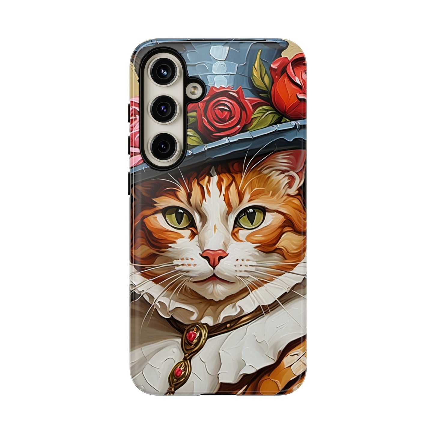Oil Painting Cat Tough Phone Cases (A Gentleman)