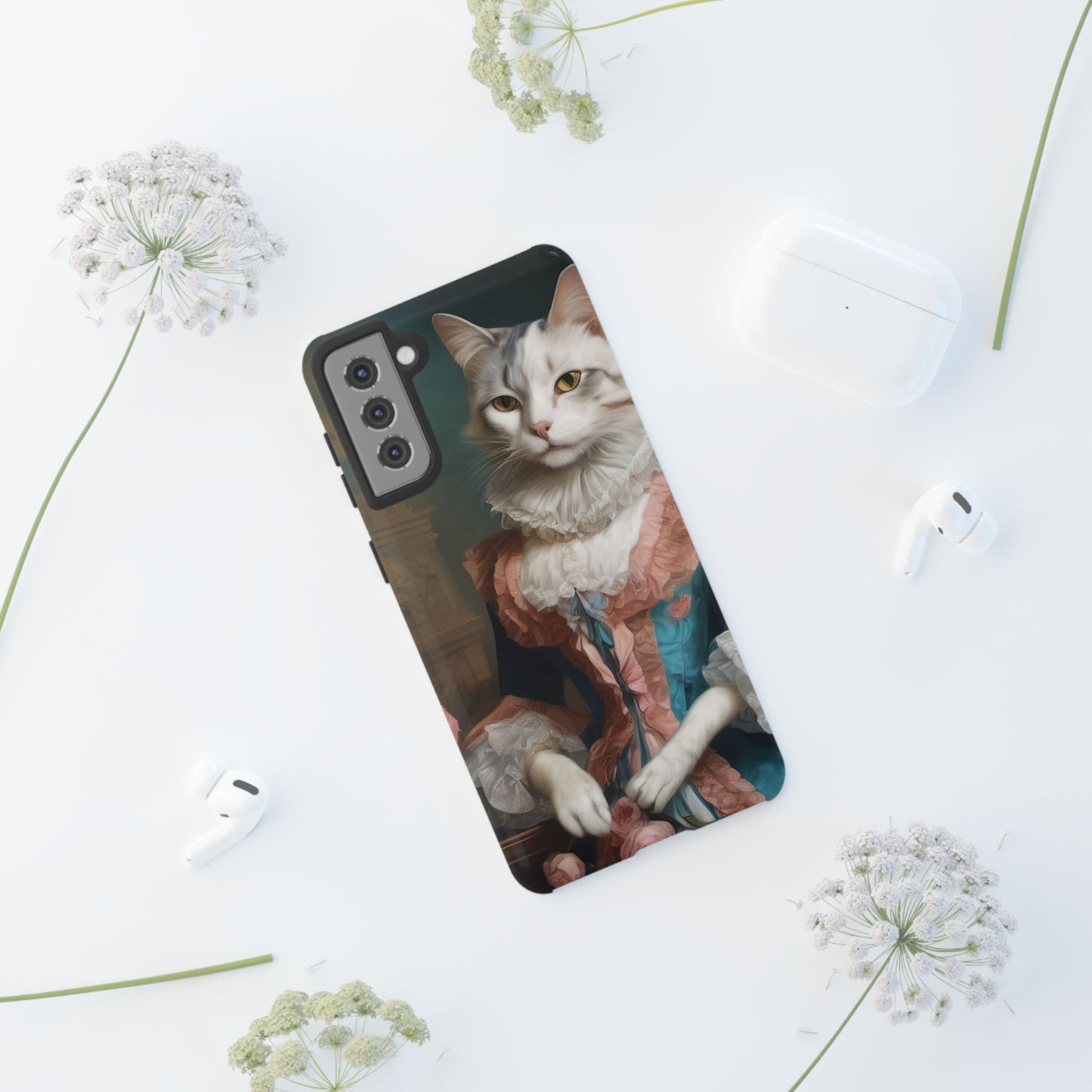 Rococo Cat Tough Phone Cases (A Queen 3)