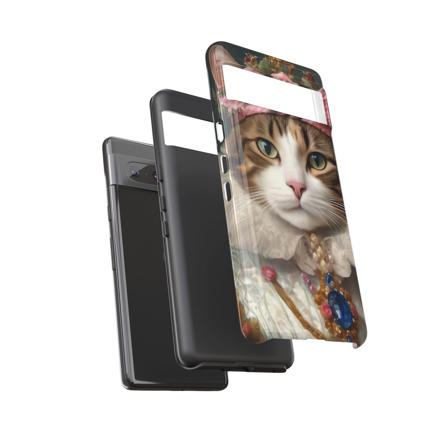 Rococo Cat Tough Phone Cases (A Queen)