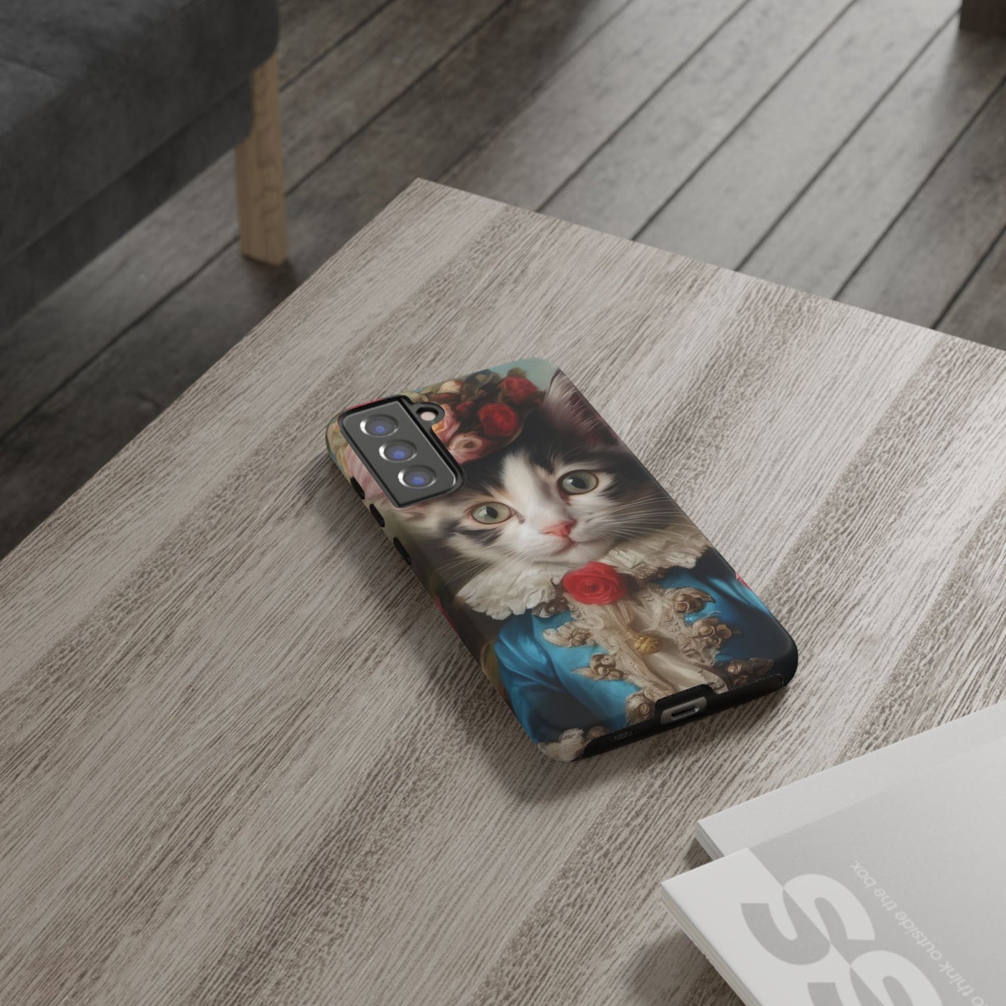 Rococo Cat Tough Phone Cases (A Kitten)