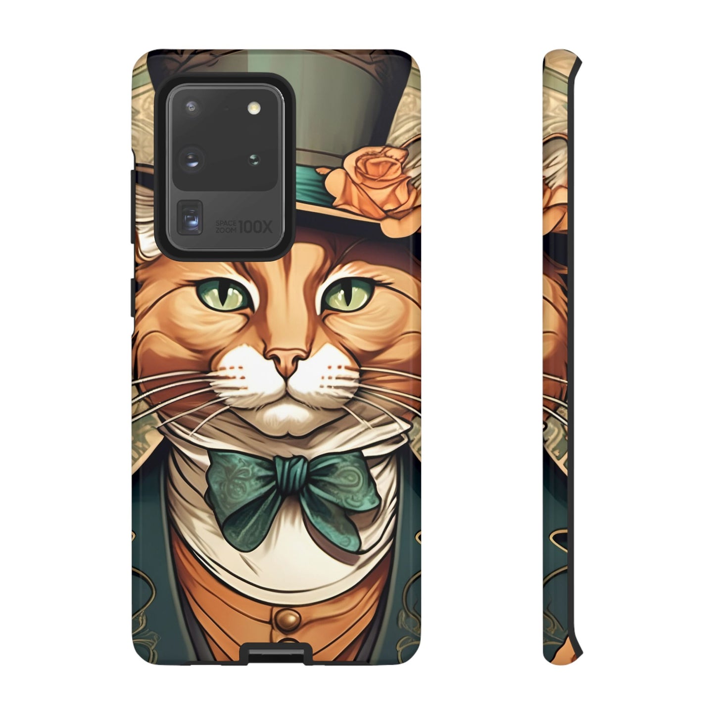Alphonse Mucha Tough Phone Cases (A gentleman cat)