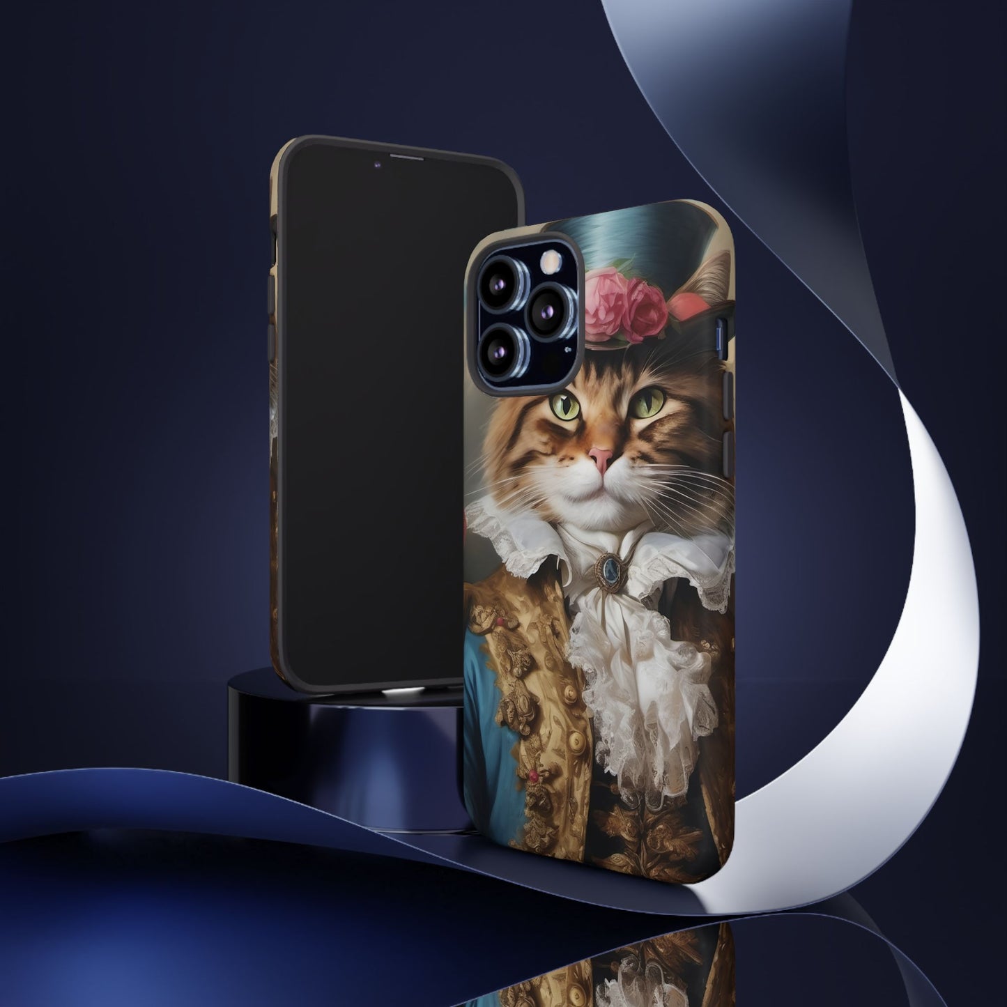 Rococo Cat Tough Phone Cases (A Gentleman)