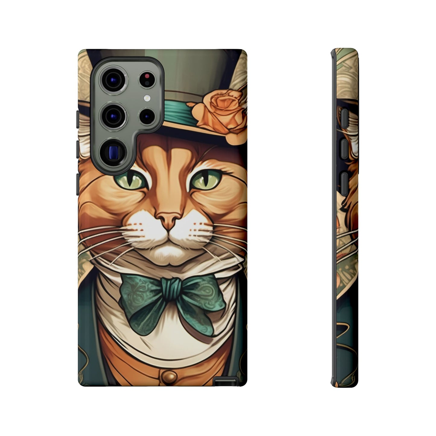 Alphonse Mucha Tough Phone Cases (A gentleman cat)