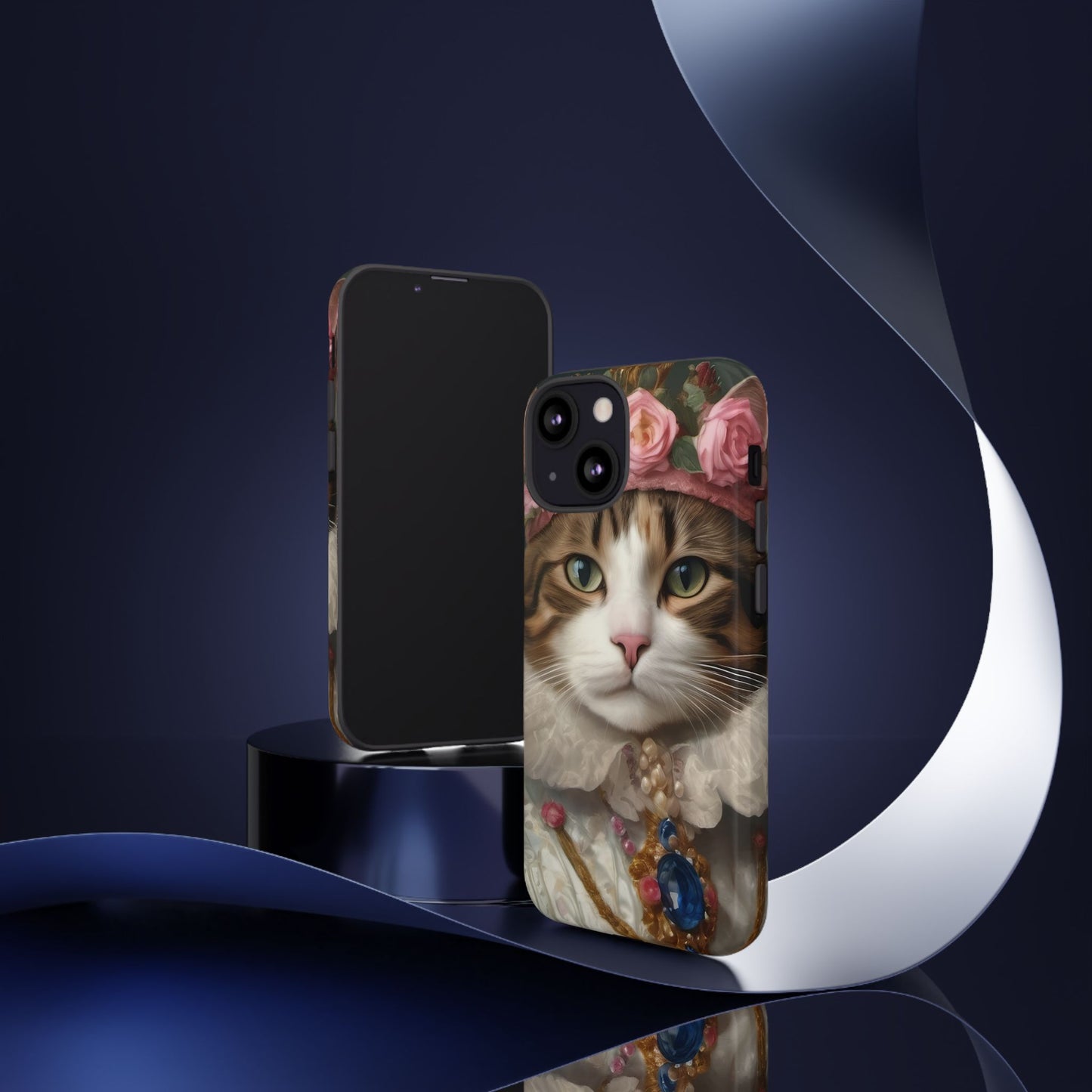 Rococo Cat Tough Phone Cases (A Queen)