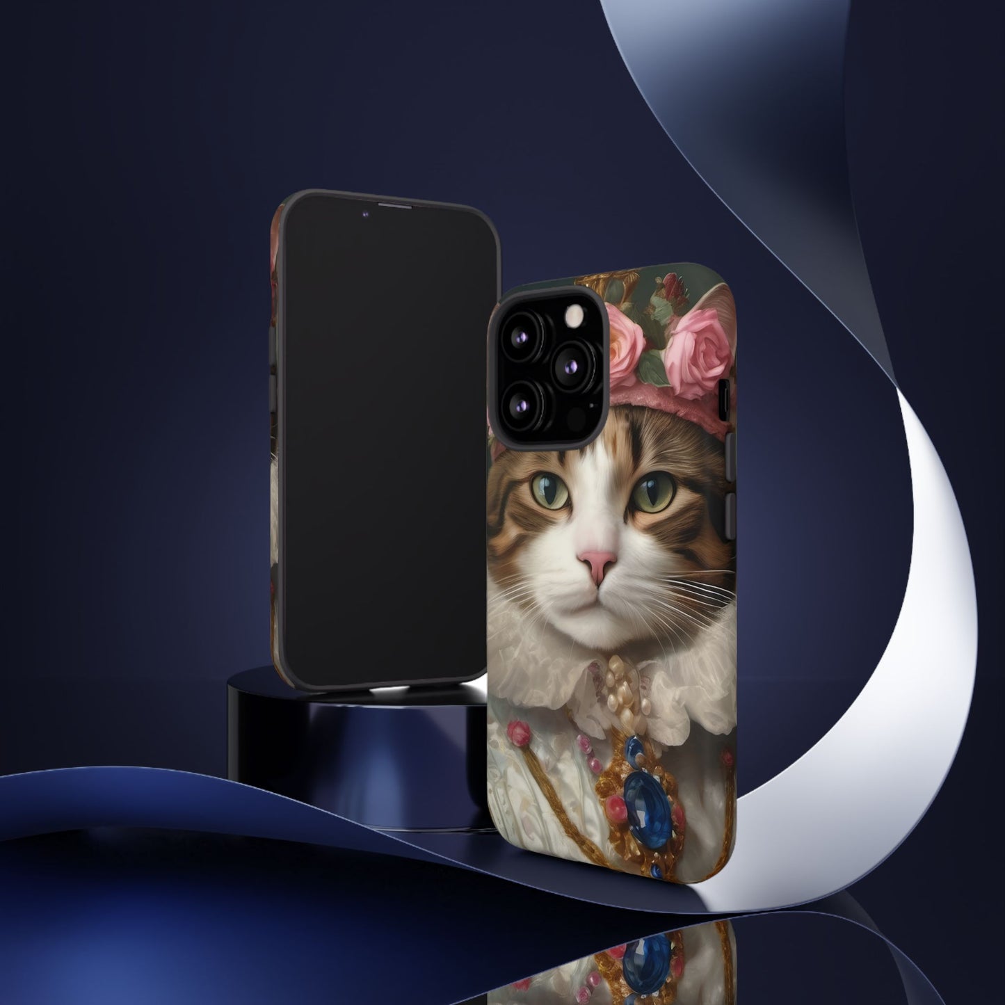 Rococo Cat Tough Phone Cases (A Queen)