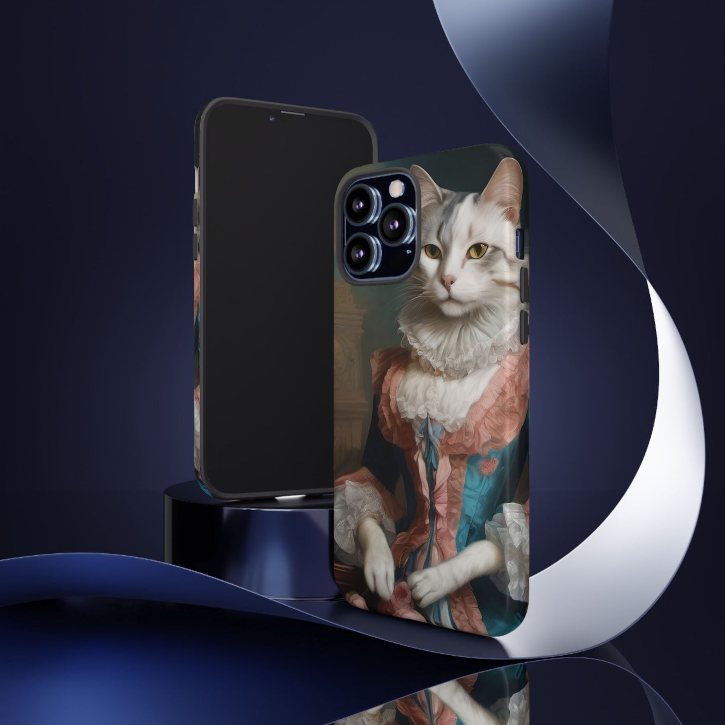 Rococo Cat Tough Phone Cases (A Queen 3)