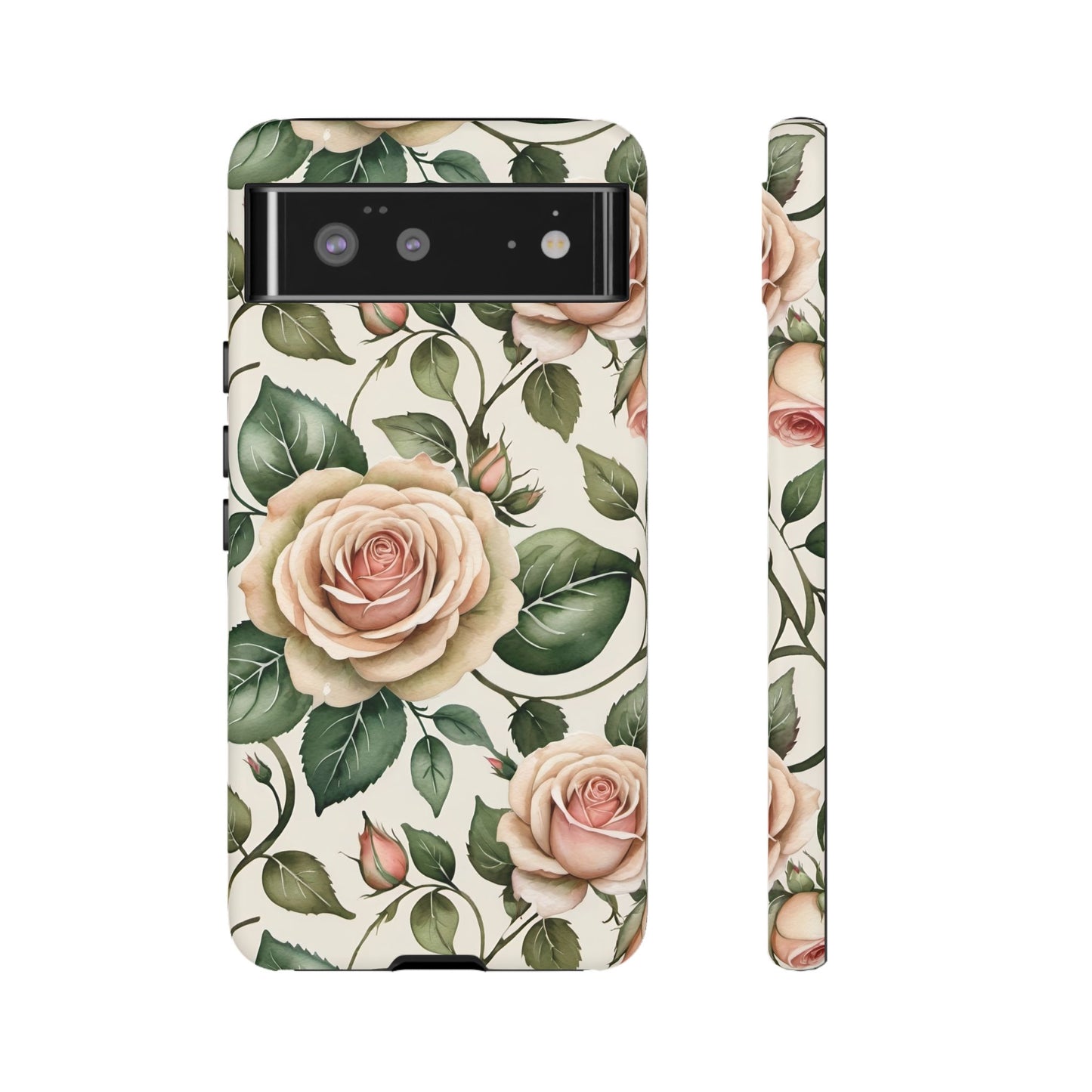 Watercolor Large Roses Tough Cases 2