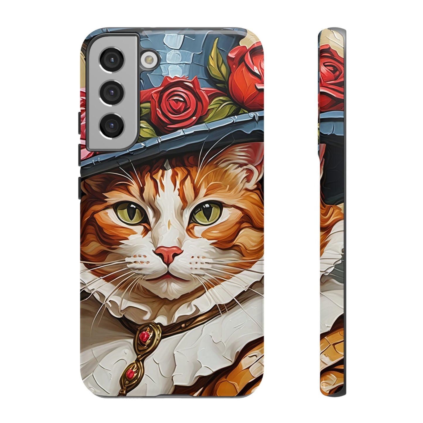 Oil Painting Cat Tough Phone Cases (A Gentleman)