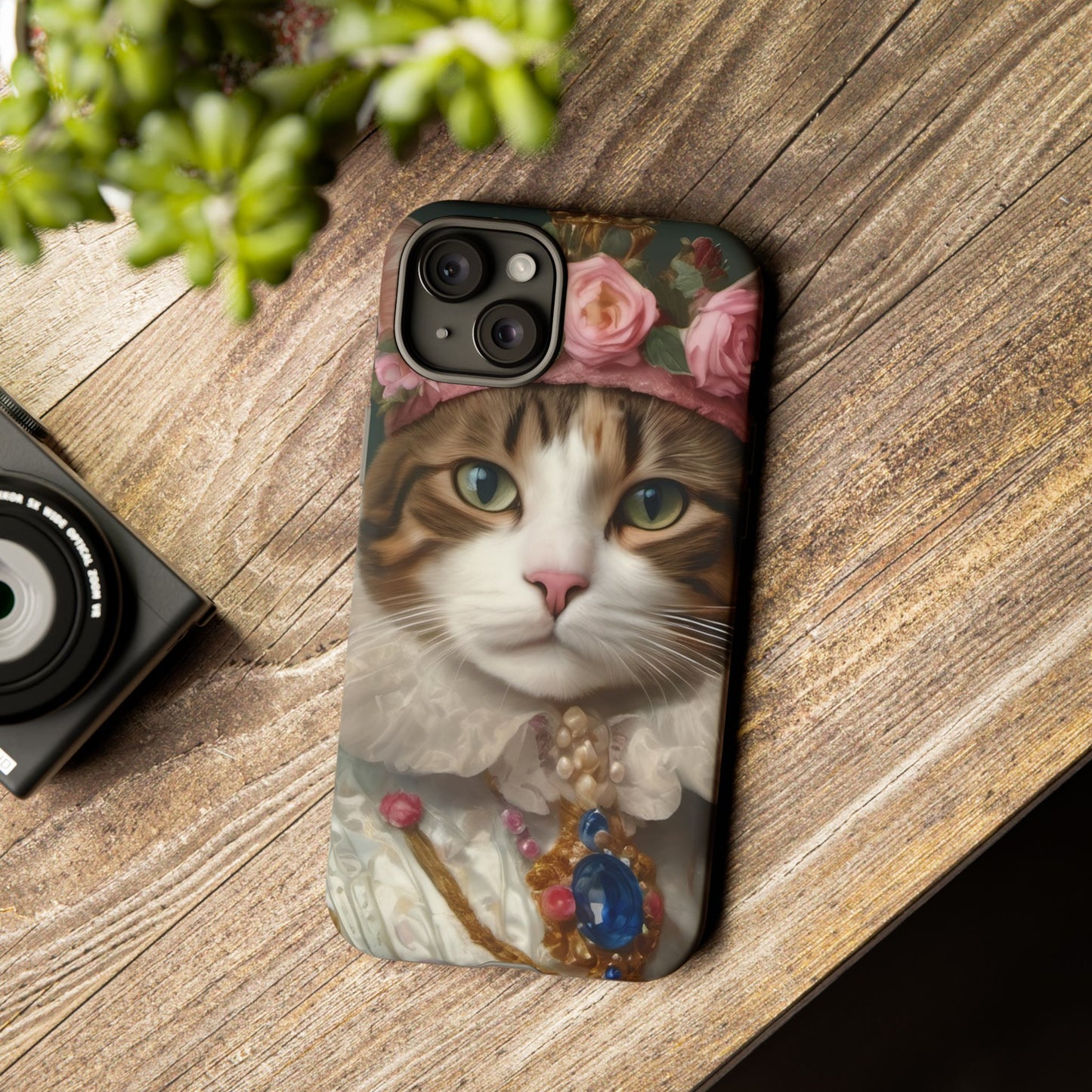 Rococo Cat Tough Phone Cases (A Queen)