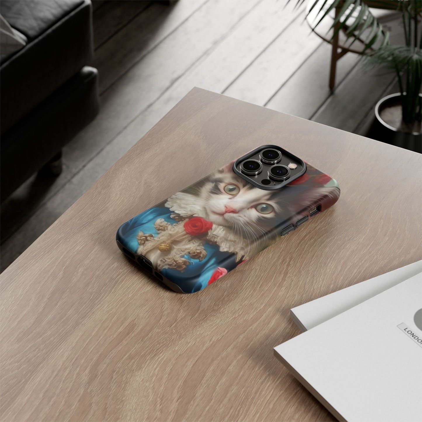 Rococo Cat Tough Phone Cases (A Kitten)