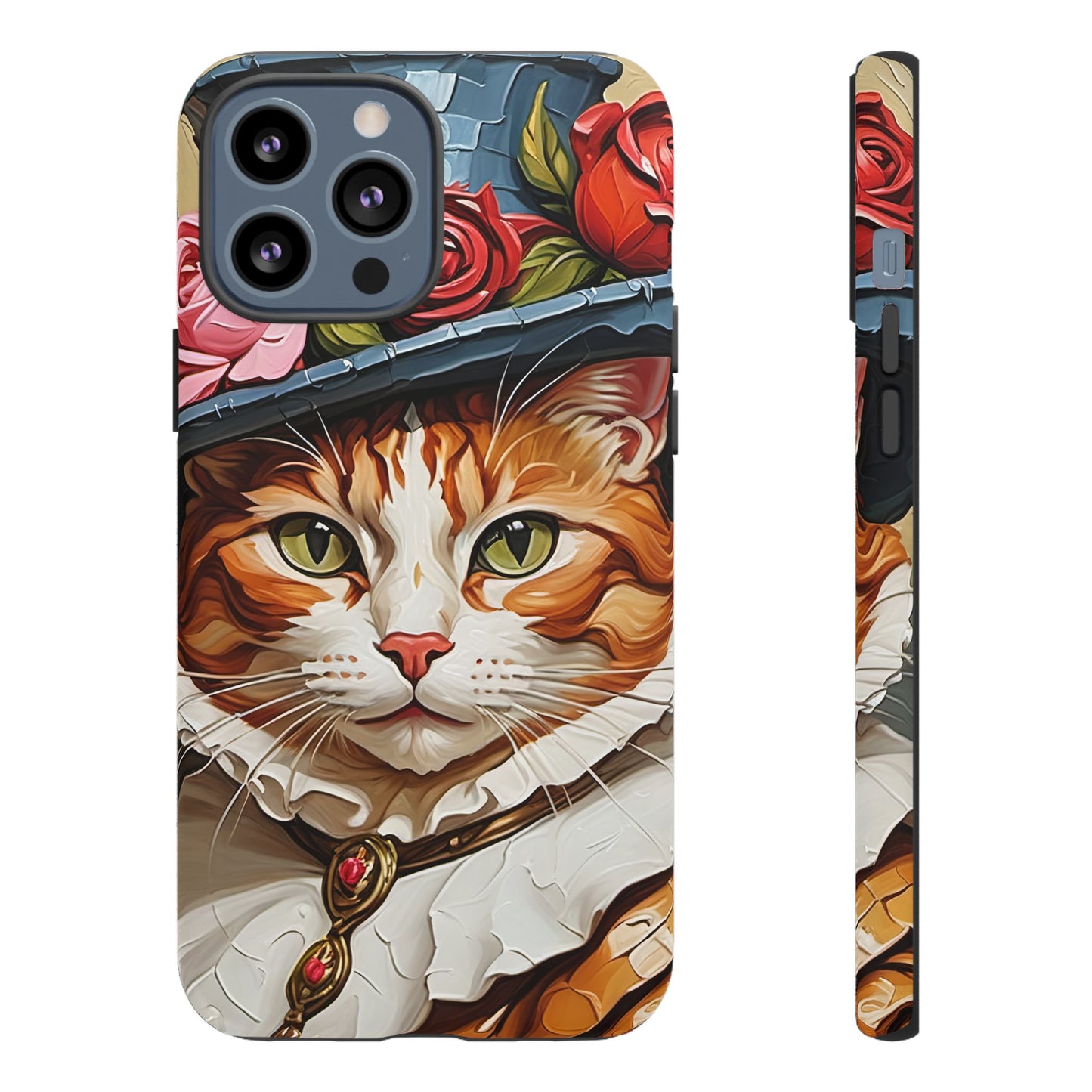 Oil Painting Cat Tough Phone Cases (A Gentleman)