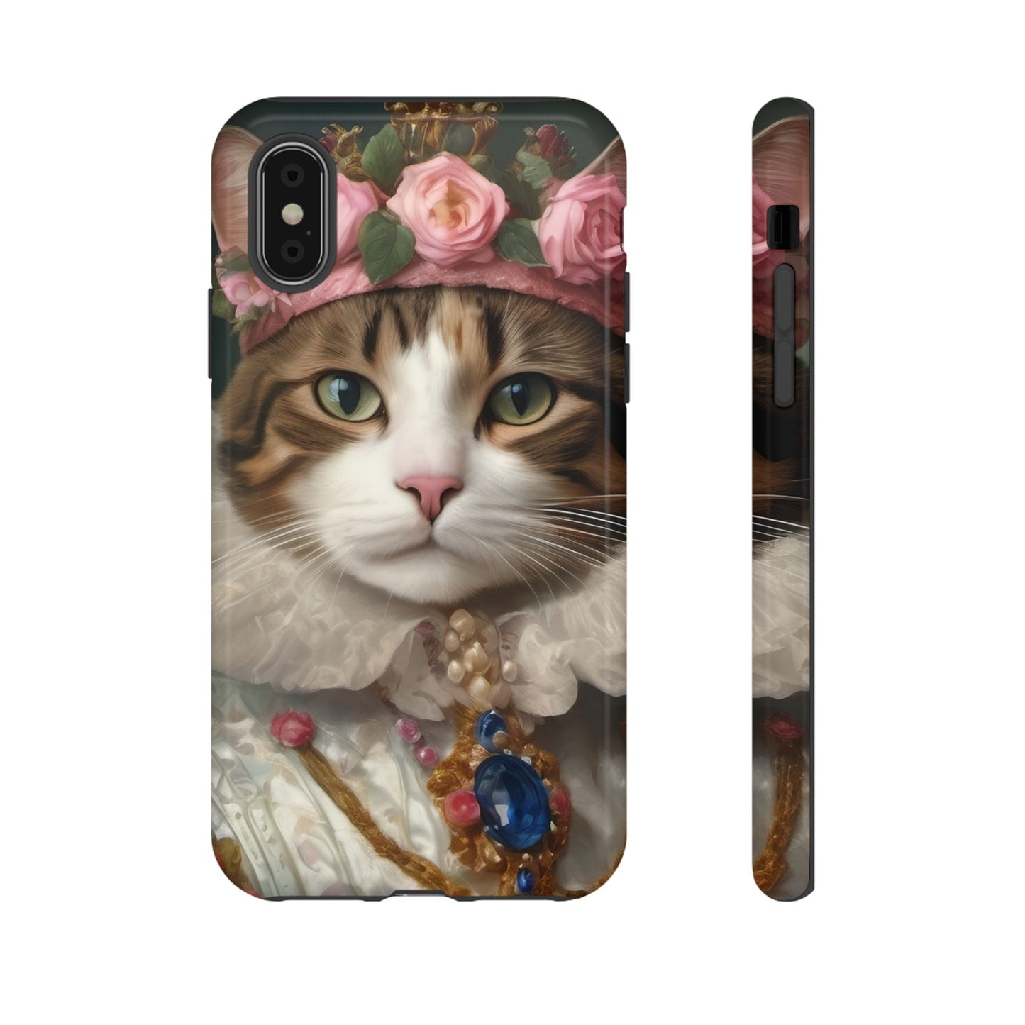 Rococo Cat Tough Phone Cases (A Queen)