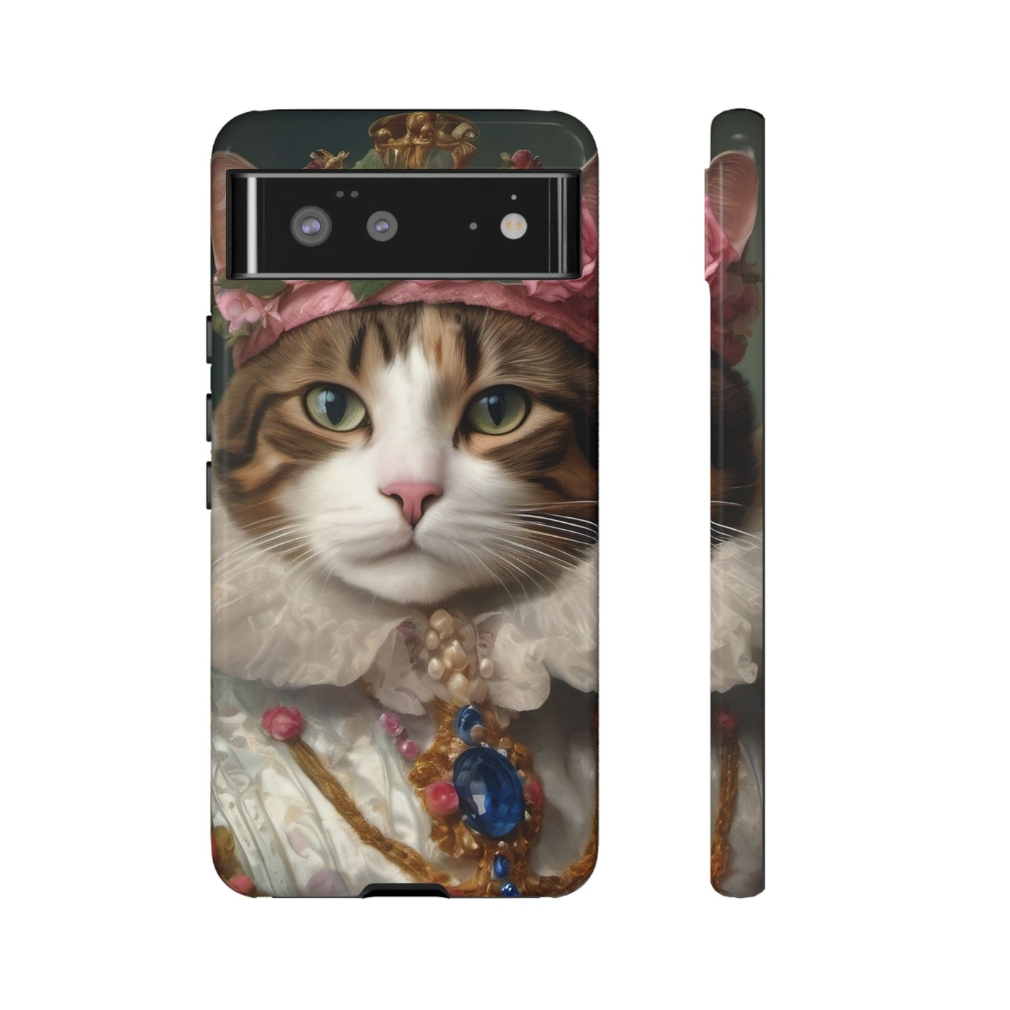 Rococo Cat Tough Phone Cases (A Queen)