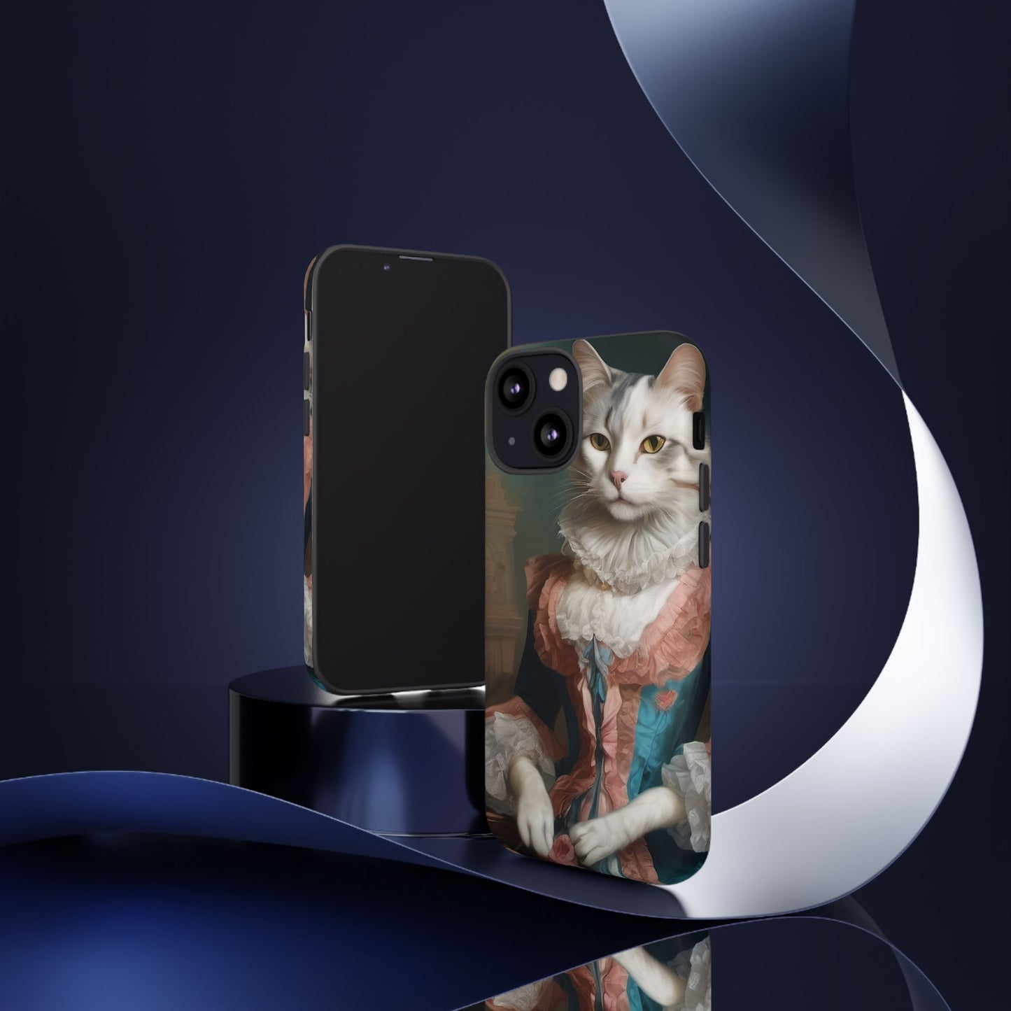 Rococo Cat Tough Phone Cases (A Queen 3)