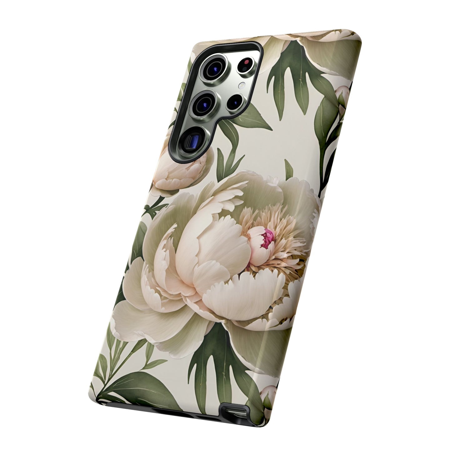 Watercolor Large Peonies Tough Cases