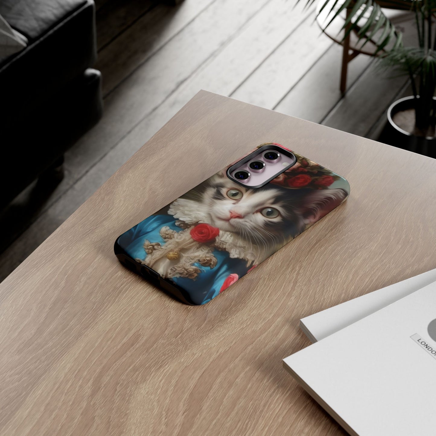 Rococo Cat Tough Phone Cases (A Kitten)