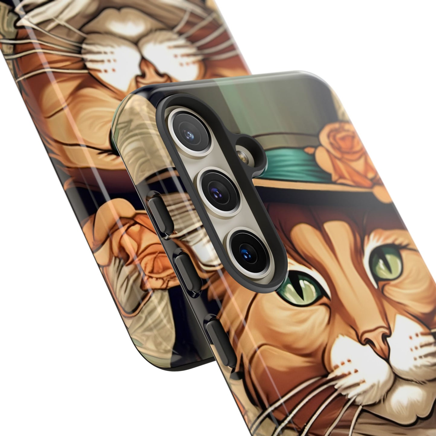 Alphonse Mucha Tough Phone Cases (A gentleman cat)