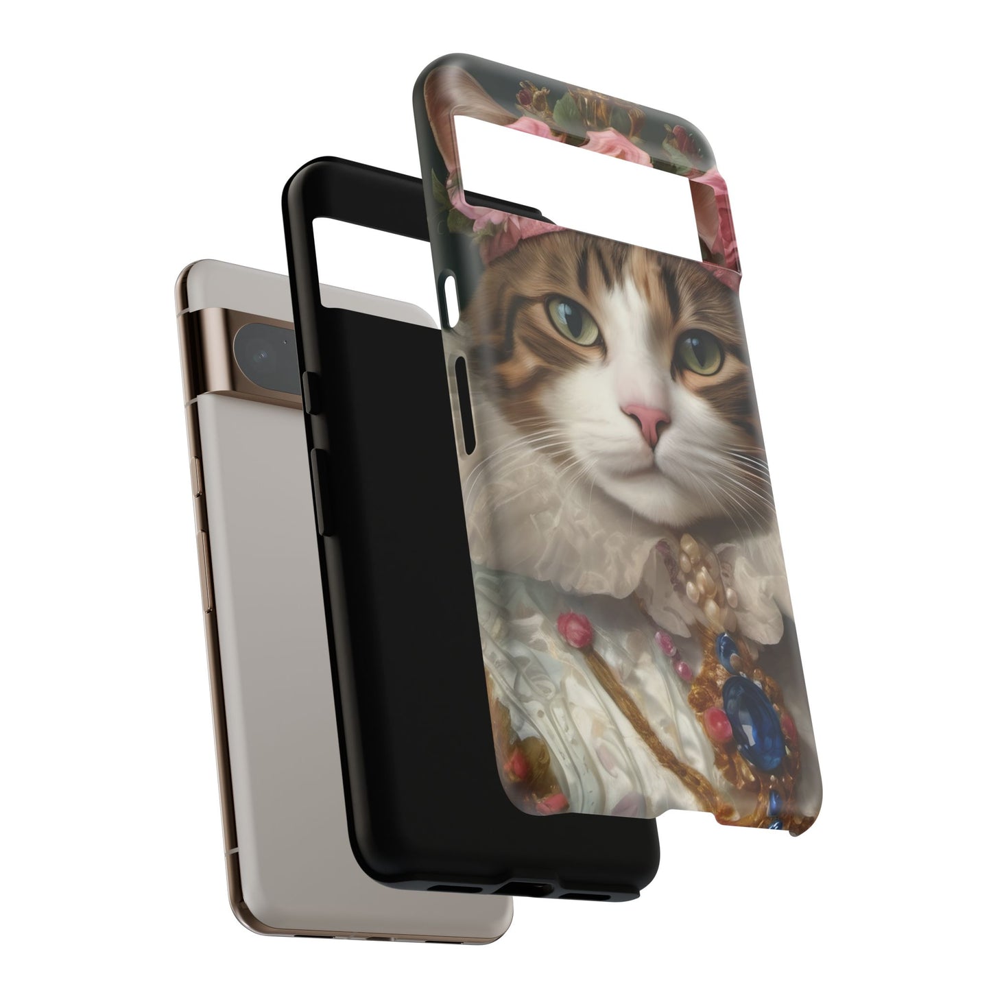 Rococo Cat Tough Phone Cases (A Queen)