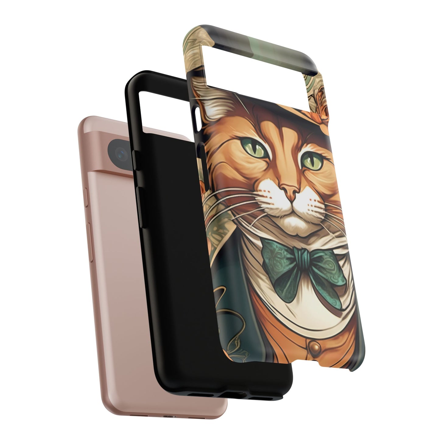 Alphonse Mucha Tough Phone Cases (A gentleman cat)