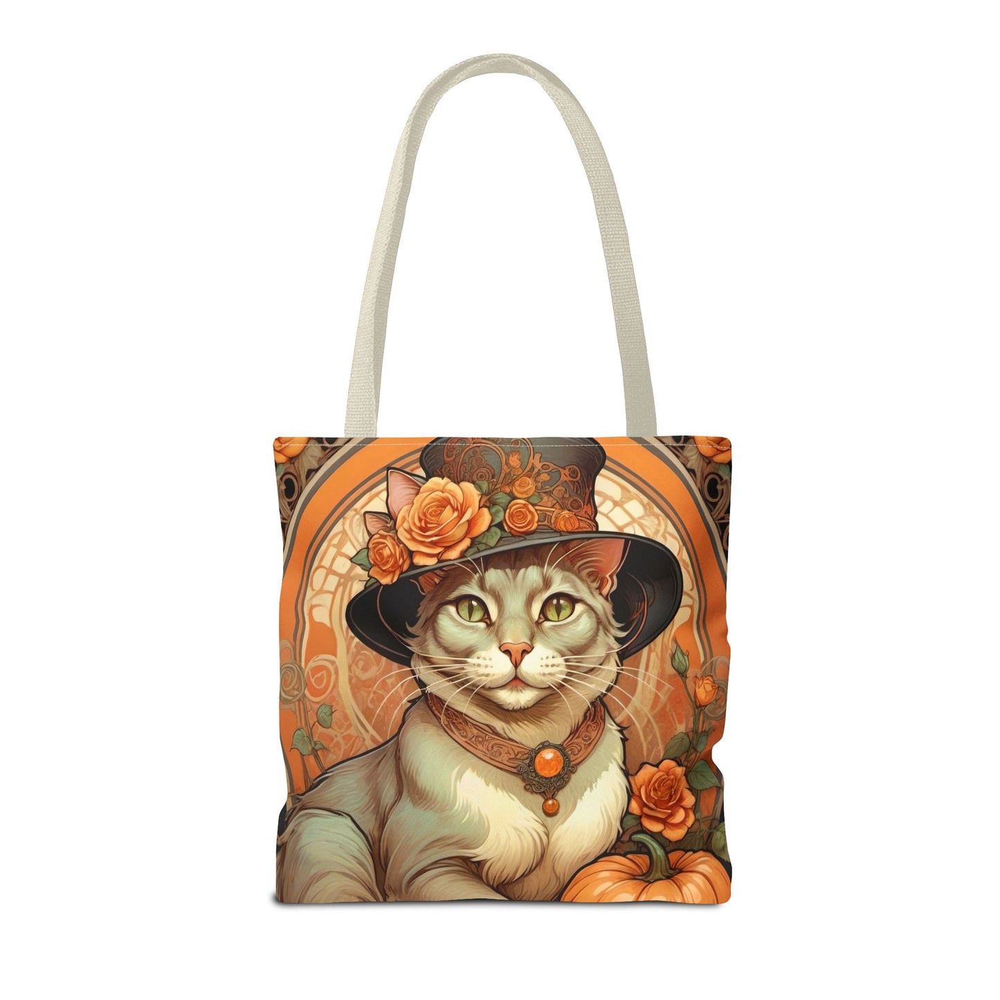 Halloween Art Nouveau Cat Tote
