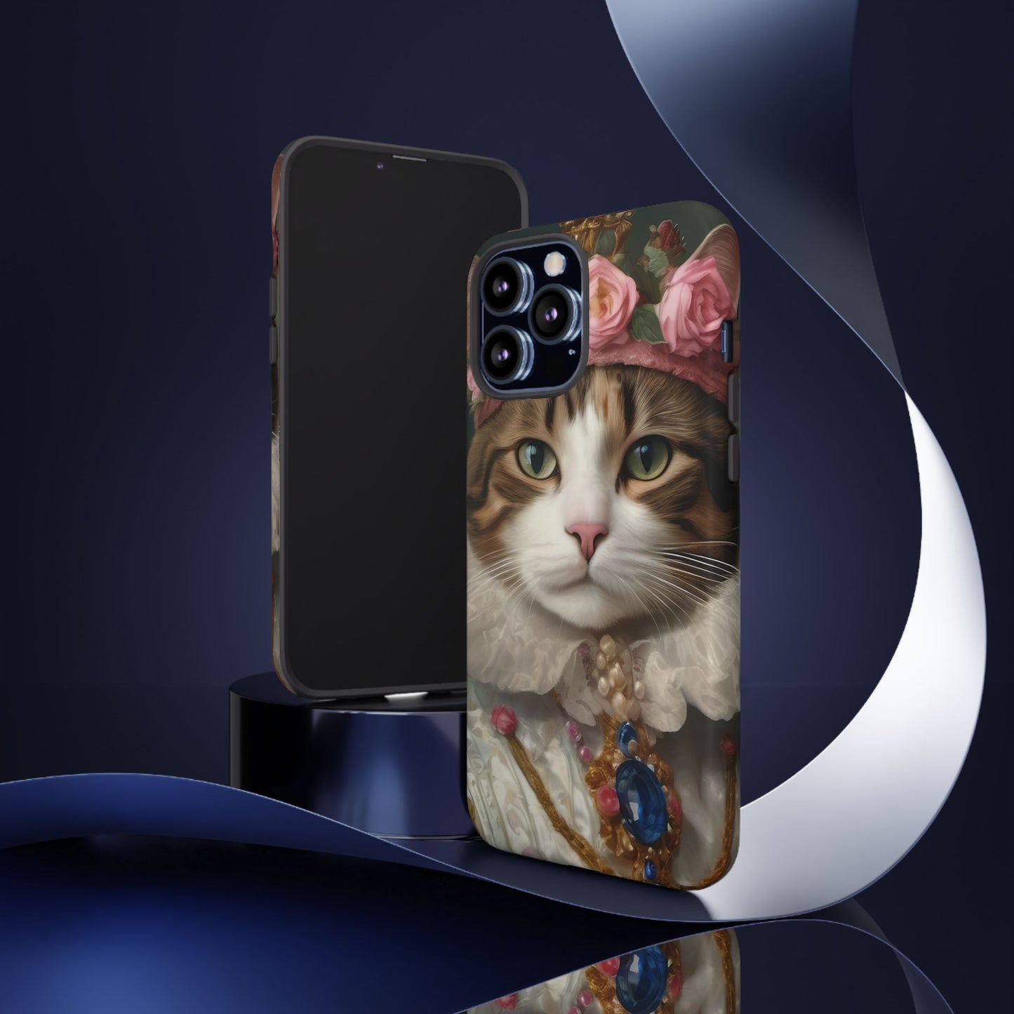 Rococo Cat Tough Phone Cases (A Queen)