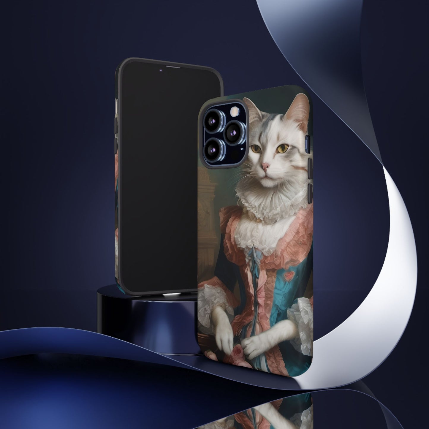 Rococo Cat Tough Phone Cases (A Queen 3)