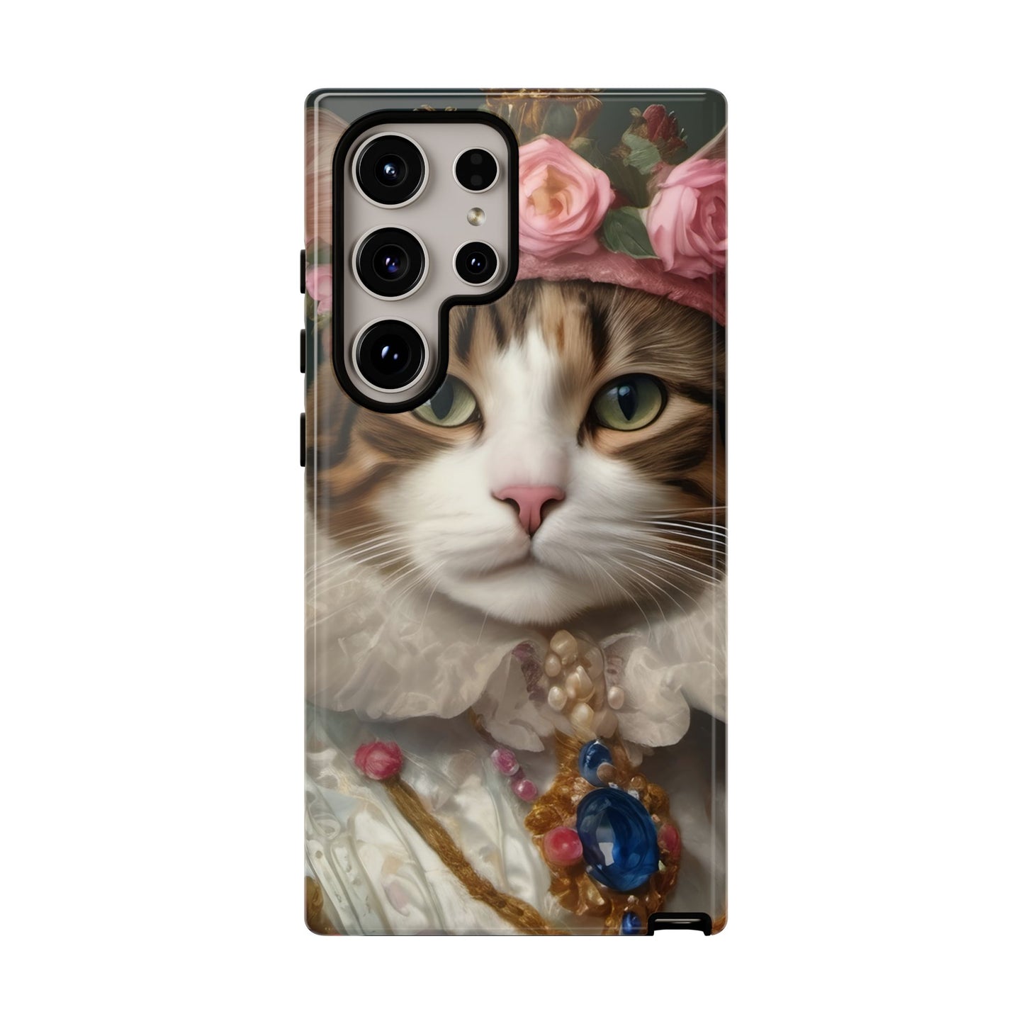 Rococo Cat Tough Phone Cases (A Queen)