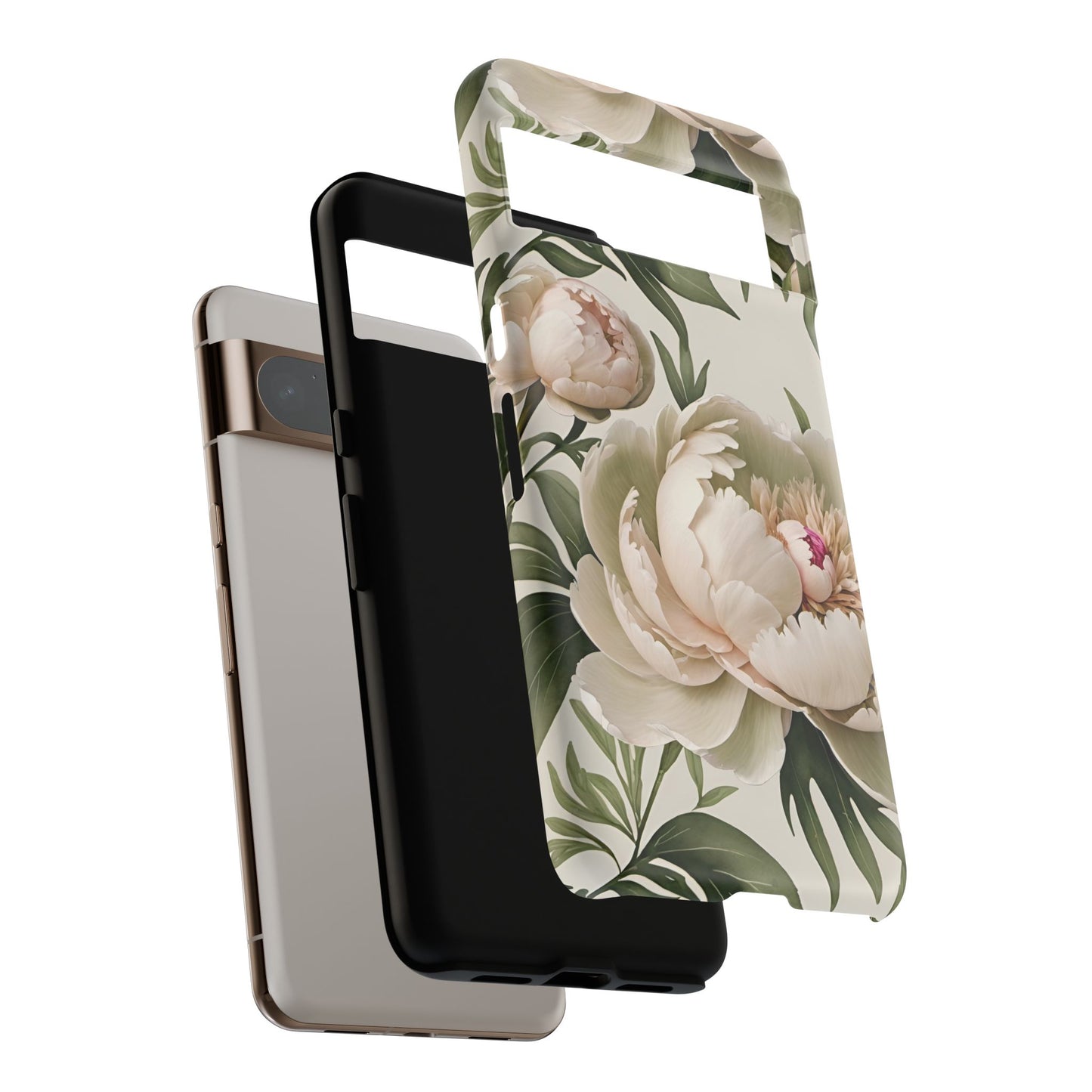 Watercolor Large Peonies Tough Cases