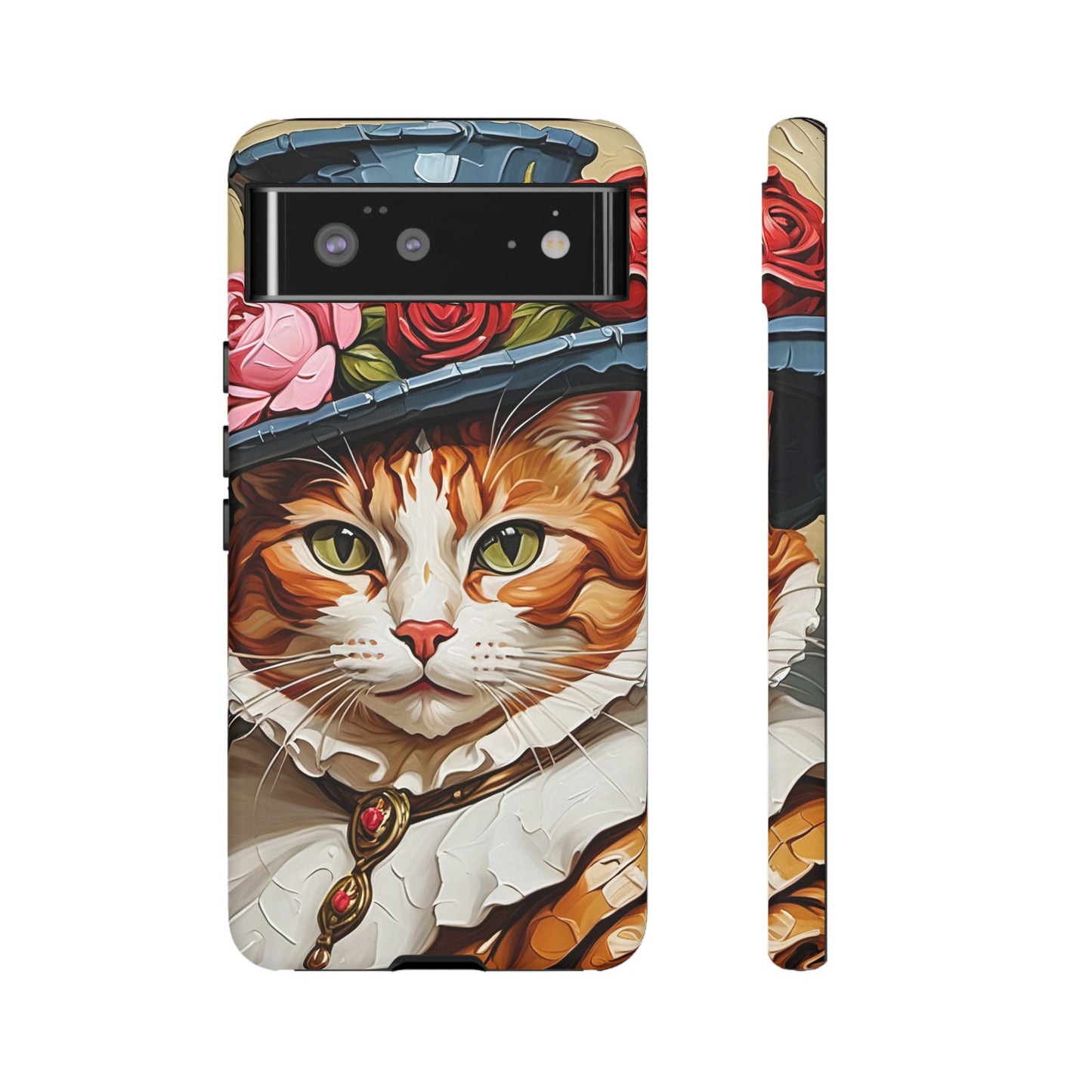 Oil Painting Cat Tough Phone Cases (A Gentleman)