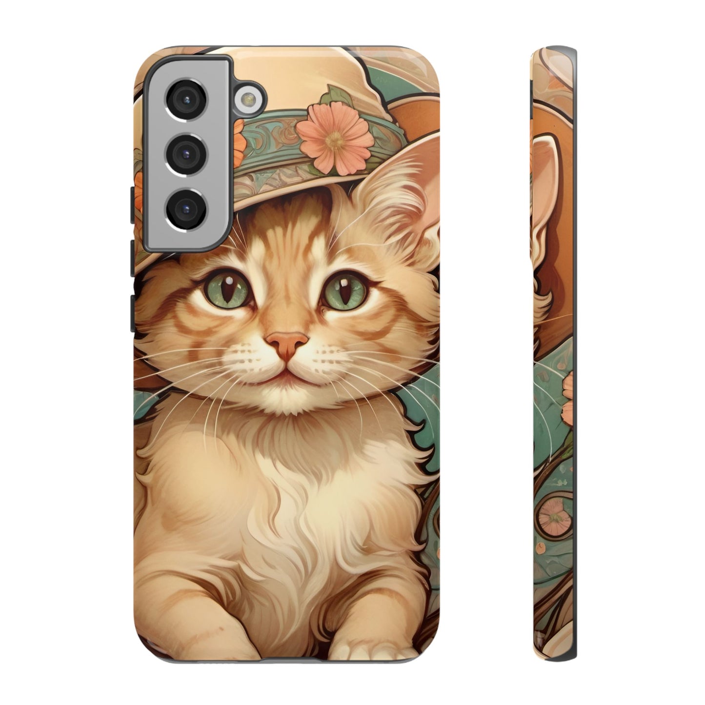 Alphonse Mucha Tough Phone Cases (A kitten)