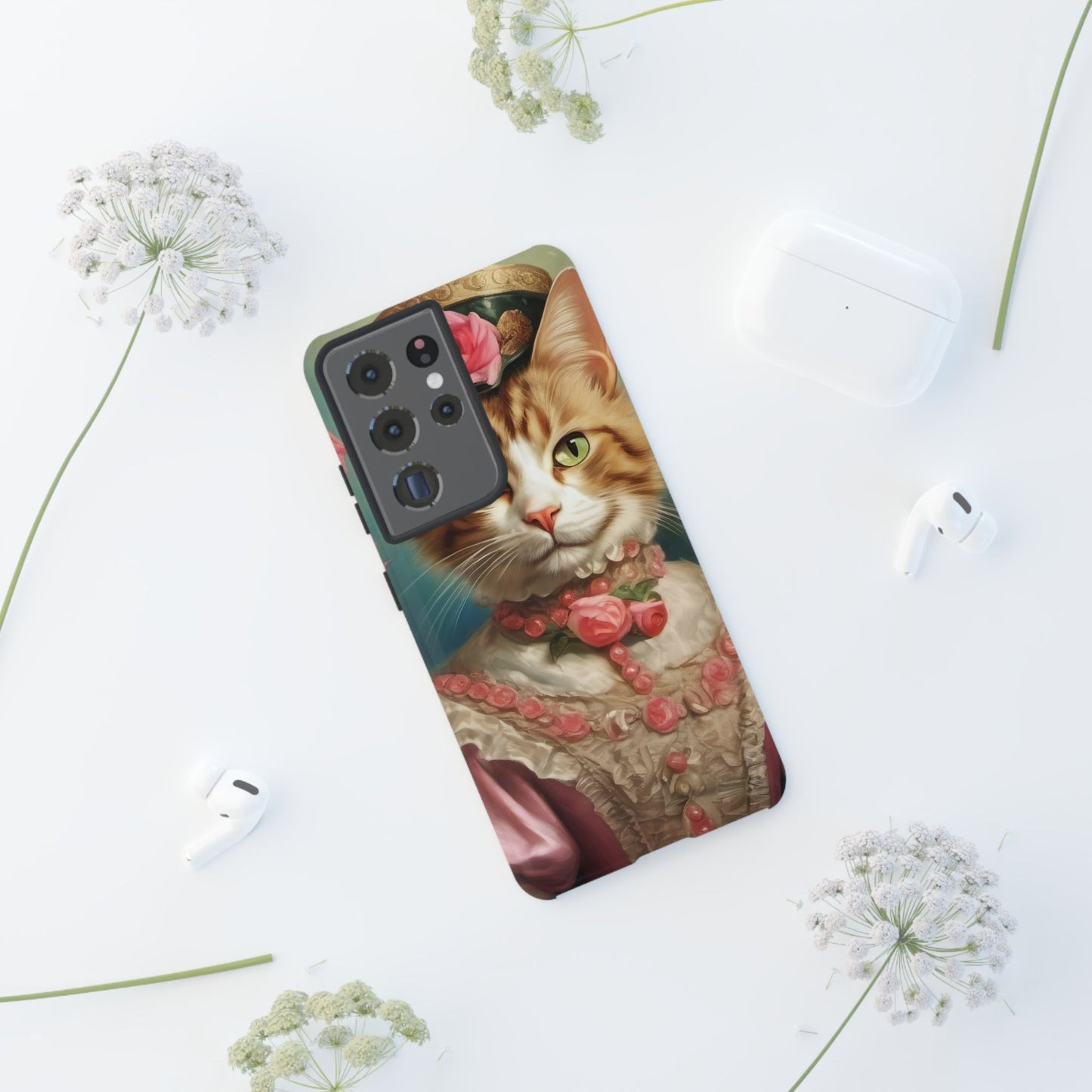 Rococo Cat Tough Phone Cases (A Queen 2)
