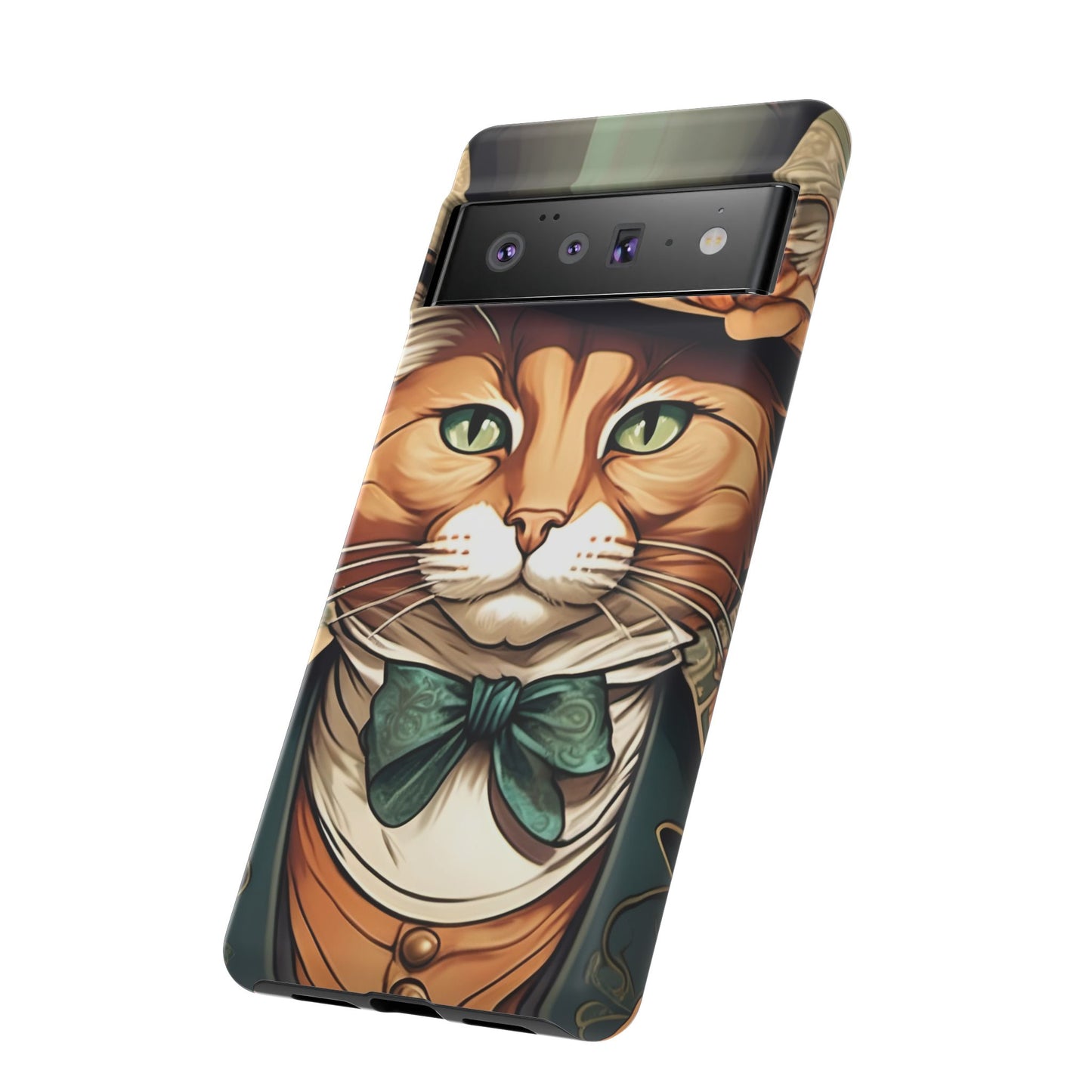 Alphonse Mucha Tough Phone Cases (A gentleman cat)