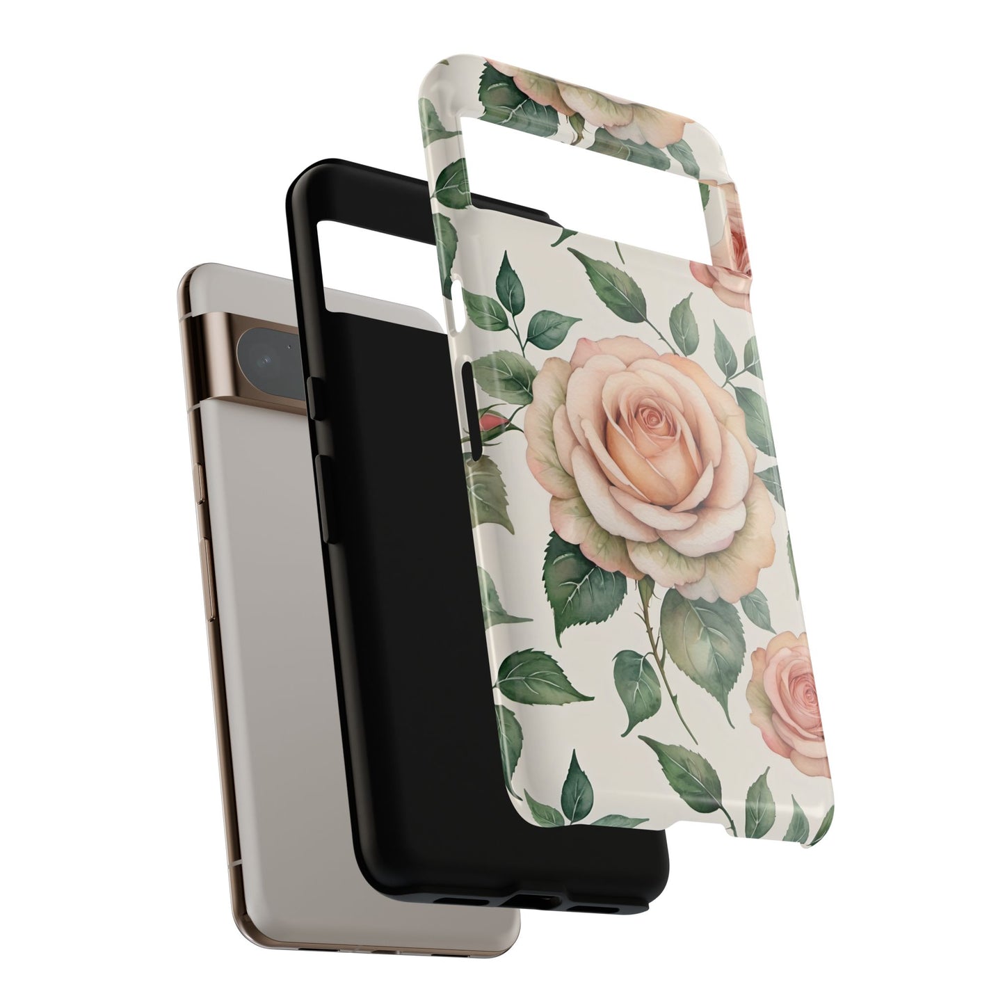 Watercolor Large Roses Tough Cases