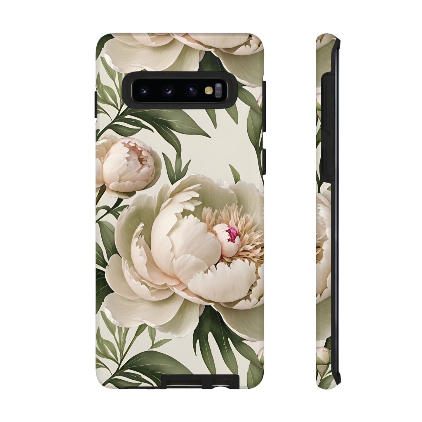 Watercolor Large Peonies Tough Cases